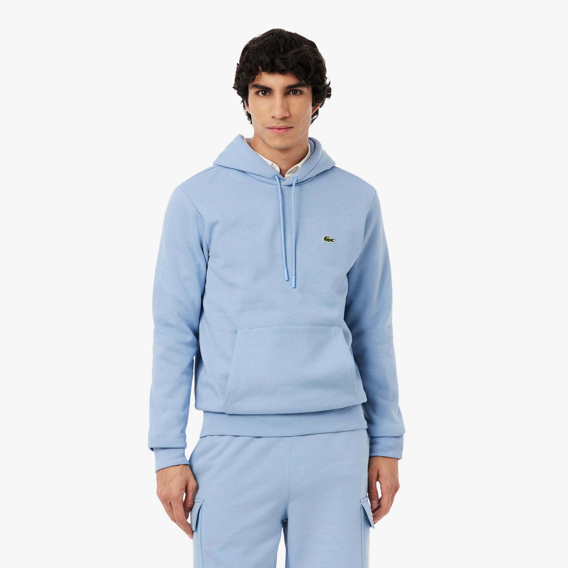 Lacoste Hoody Muži - modrošedá, zelená