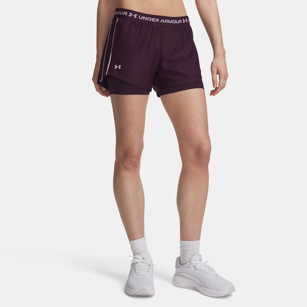 Under Armour Tech Play Up 2in1  Šortky Dámy - lila, stará růžová