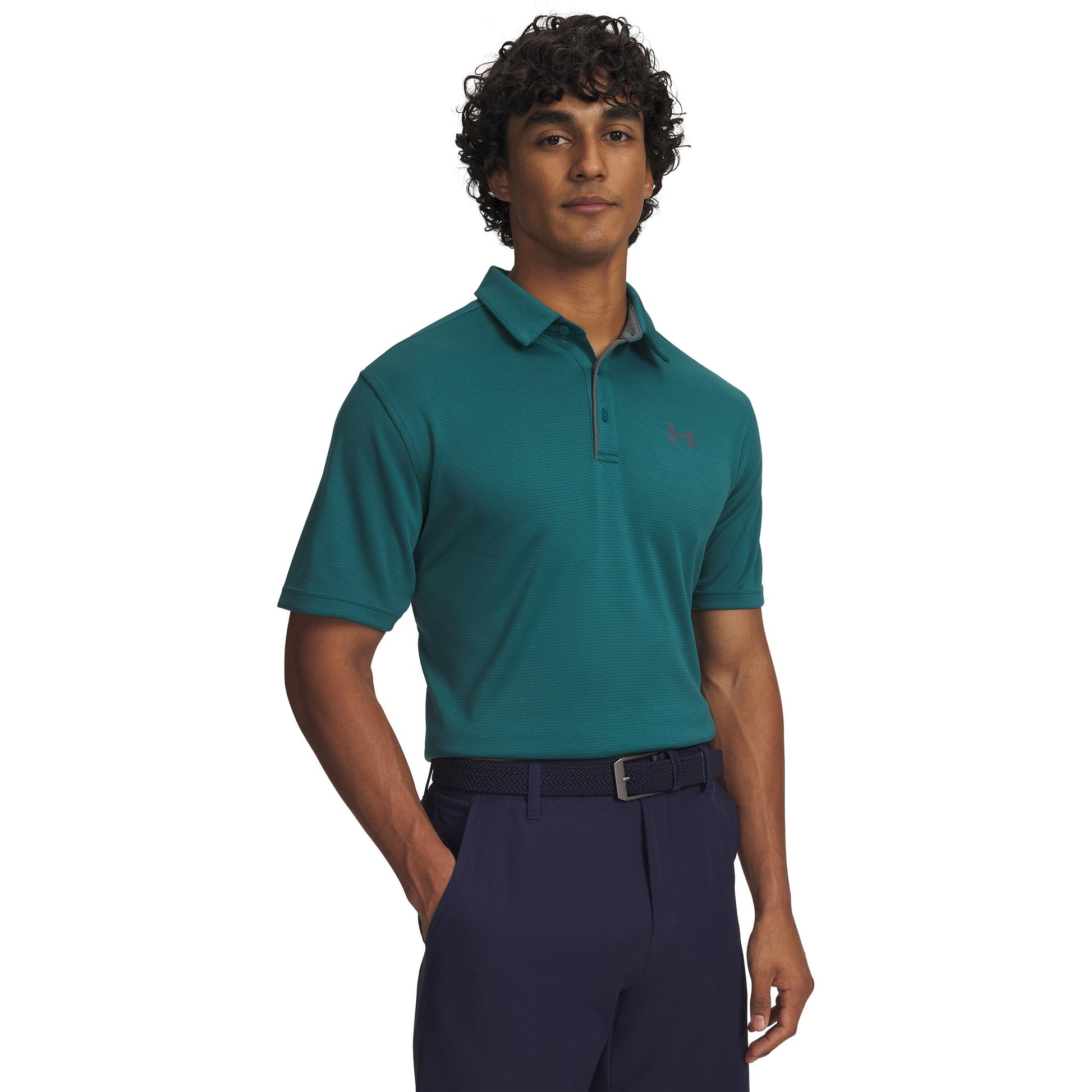 Under Armour Tech Pólo Muži-zelená