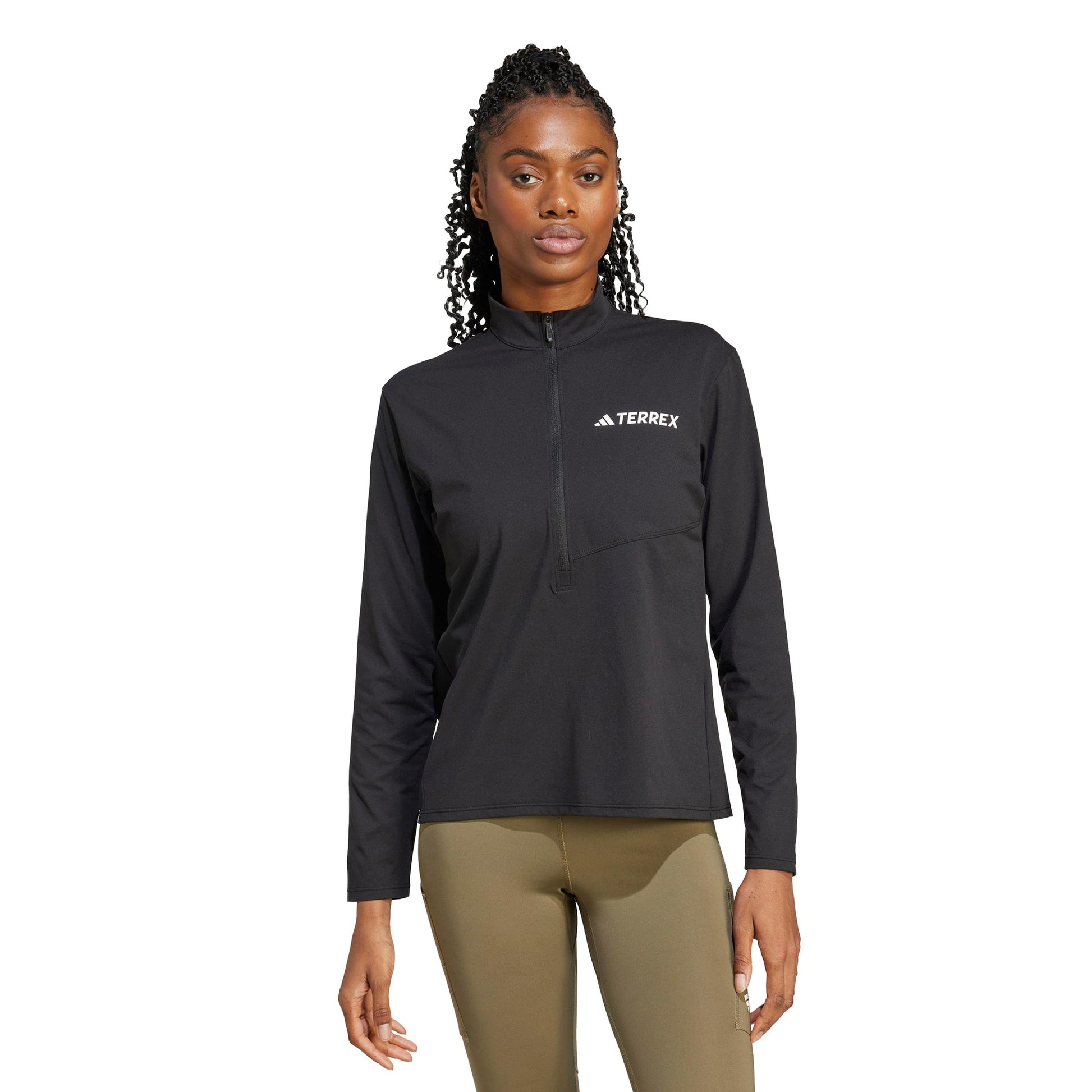 adidas Terrex MT Half-Zip  Běžecké tričko Dámy-černá