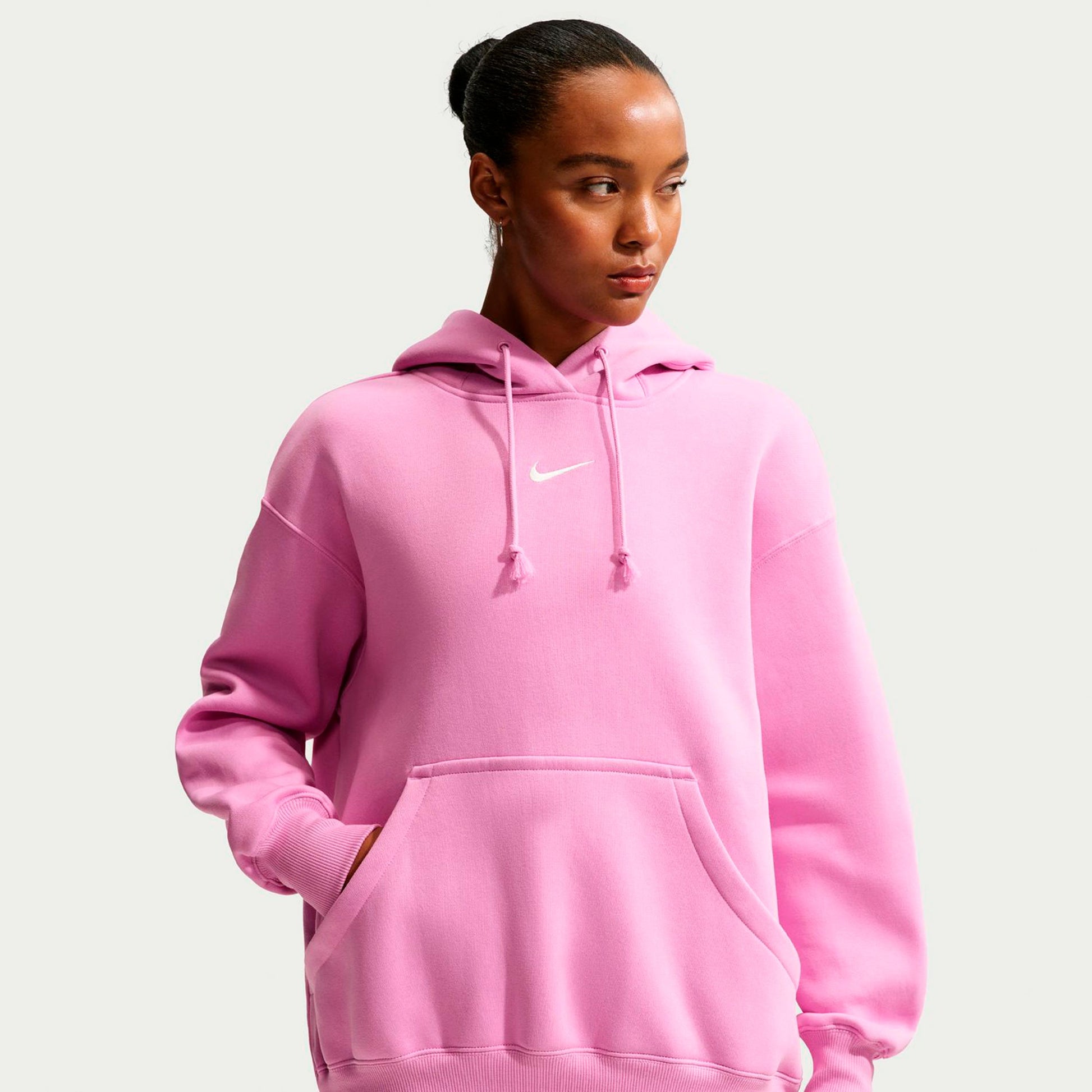 Nike Sportswear Phoenix Fleece Oversized Hoody Dámy-šeříková