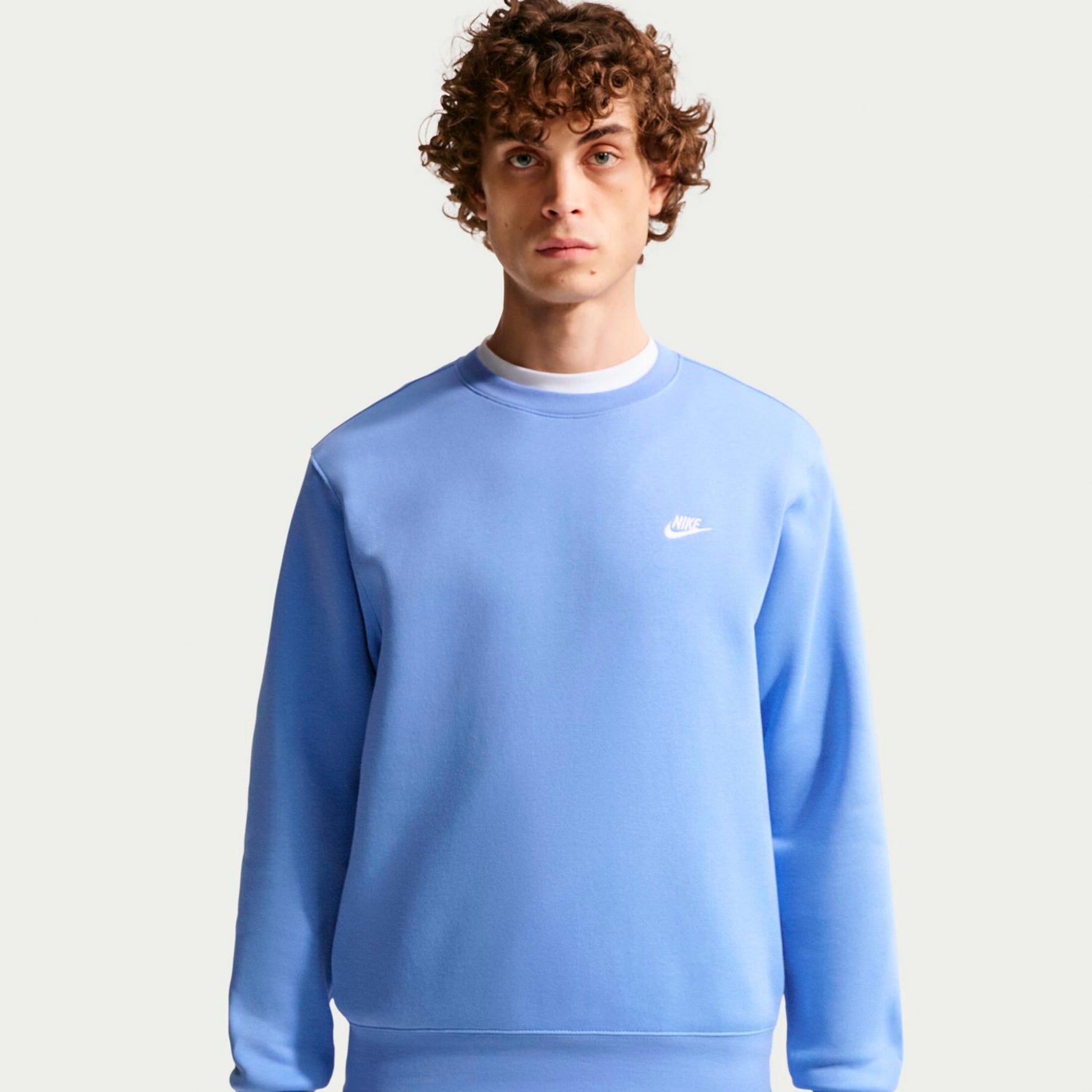 Nike Club Crew Mikina Muži-světle modrá