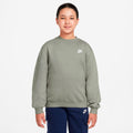 Club Fleece Mikina Děti - šedozelená