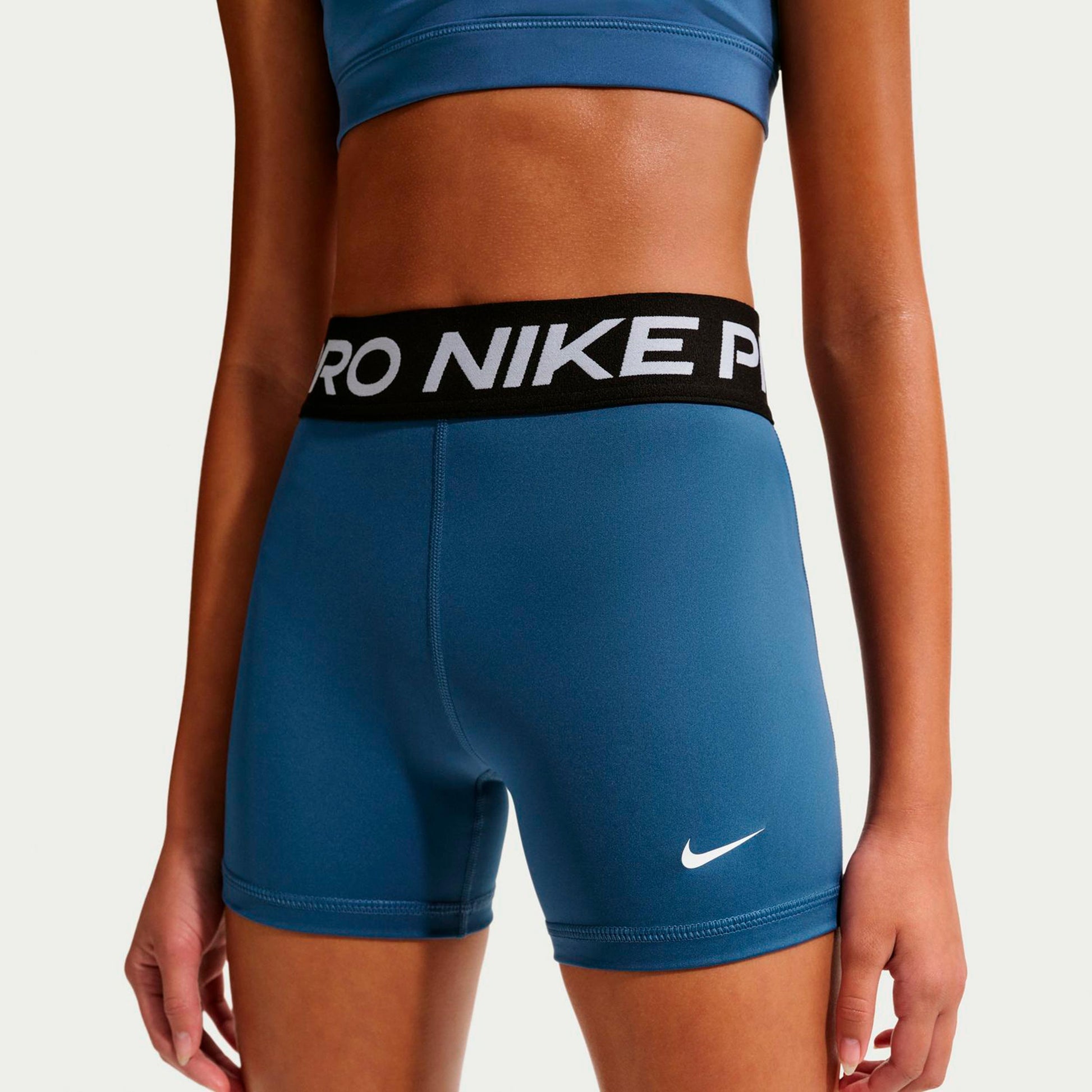Nike Dri-Fit Big Kids 3in Šortky Dívky-petrolejová