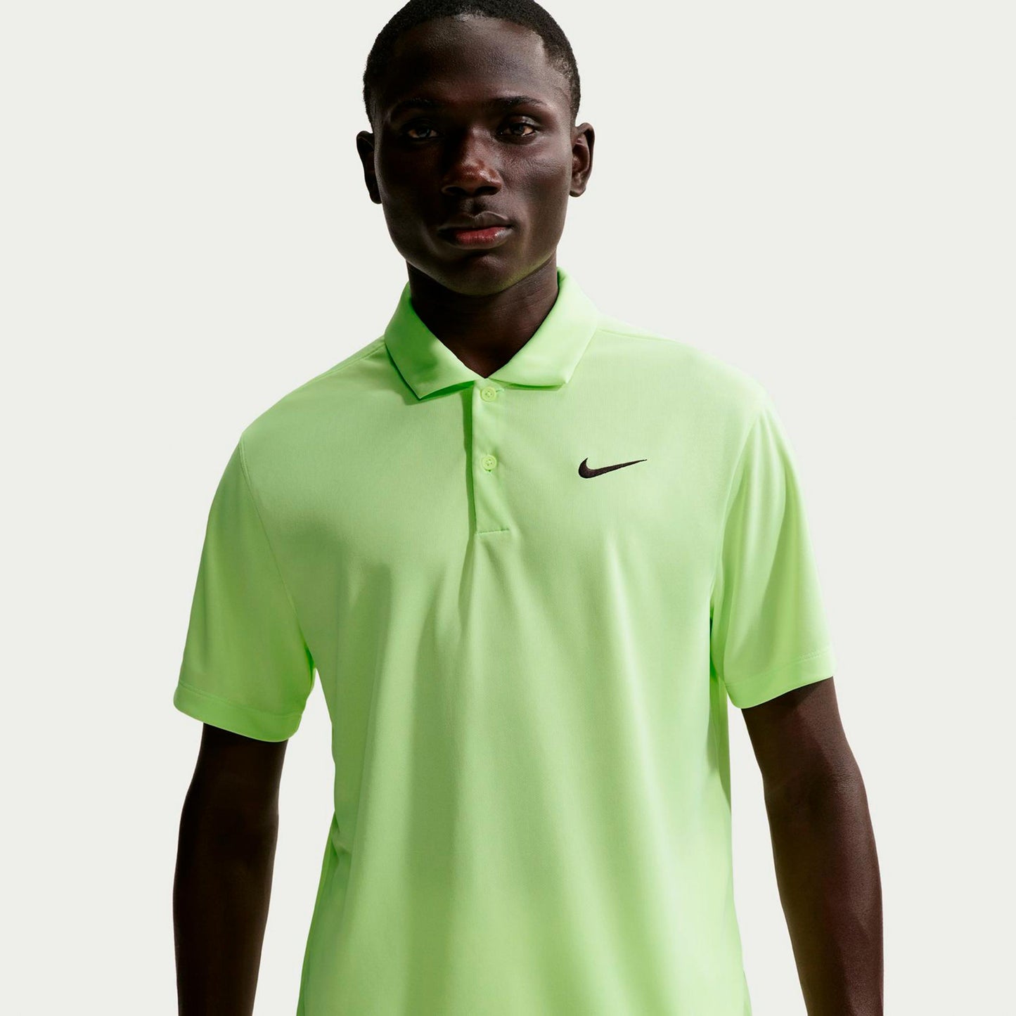 Nike Dri-Fit Victory Court Solid Pólo Muži - limetková