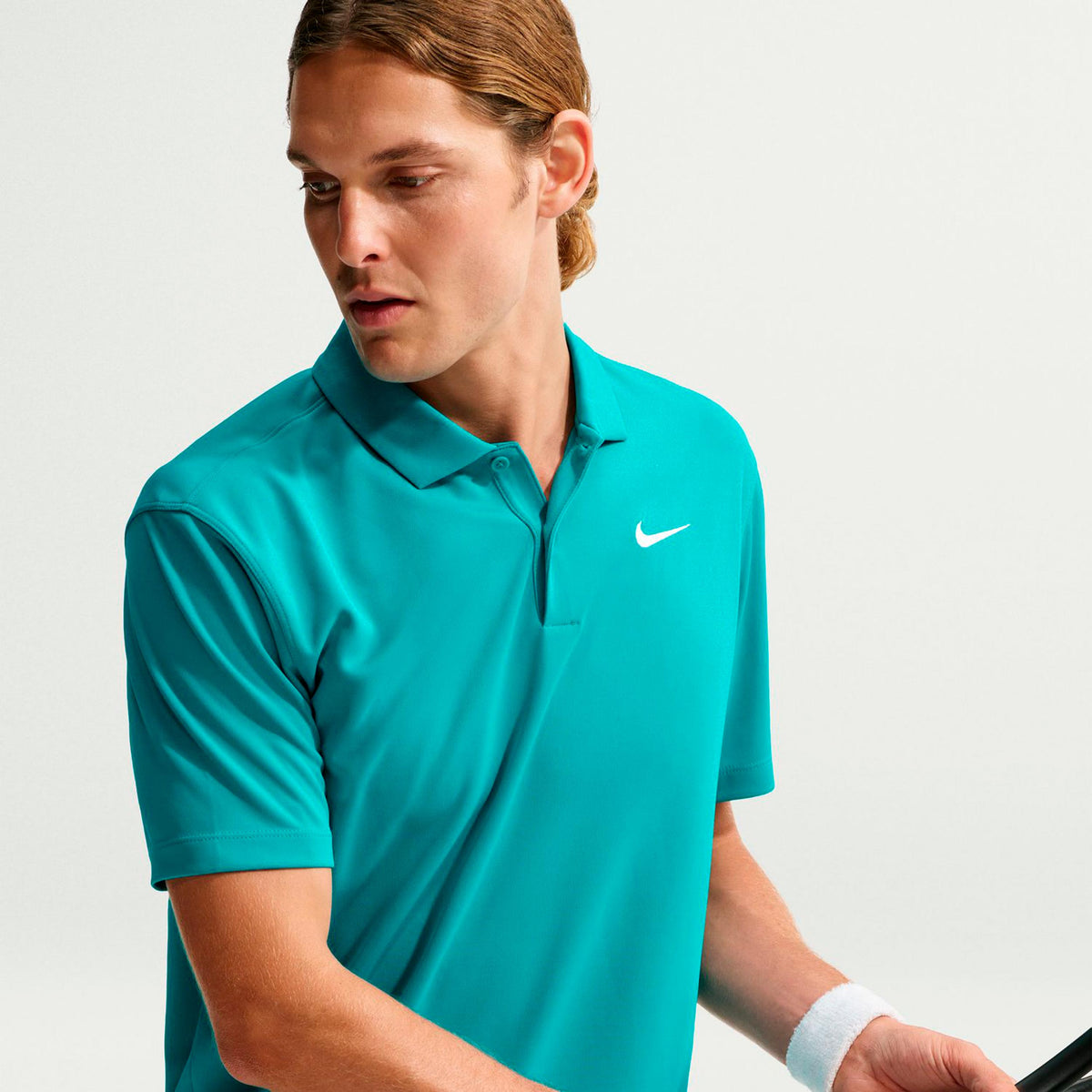 Nike Dri-Fit Victory Court Solid Pólo Muži - tyrkysová