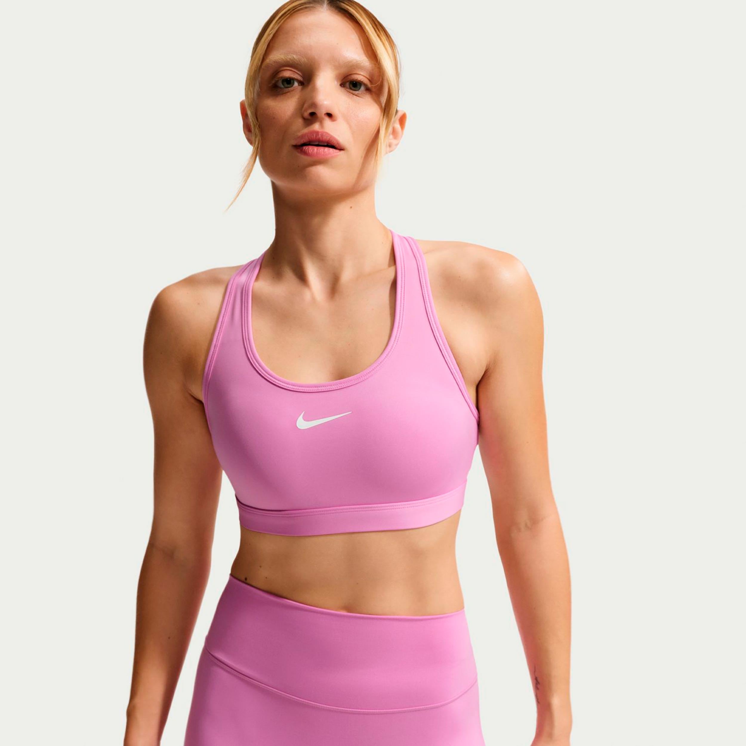 Nike Swoosh Medium Sportovní podprsenka Dámy - fialová