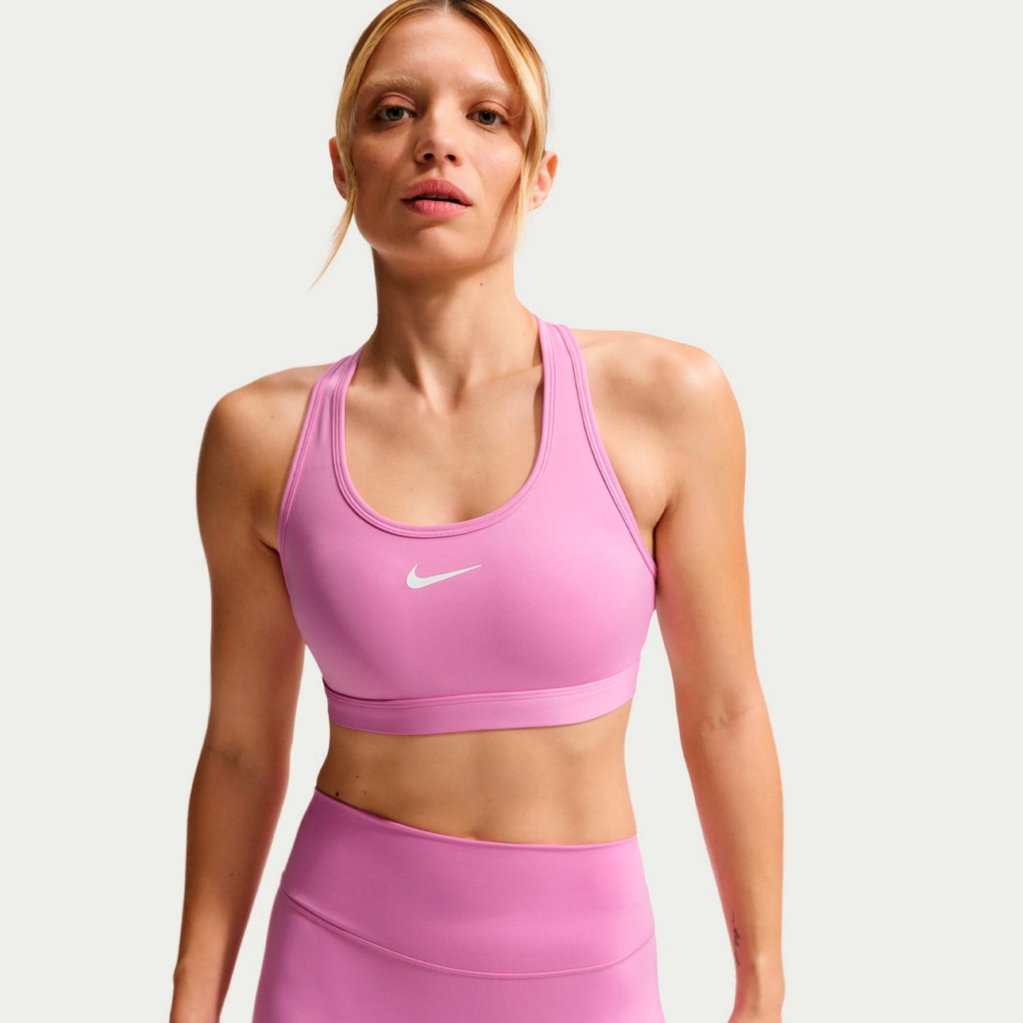 Nike Swoosh Medium Sportovní podprsenka Dámy - fialová