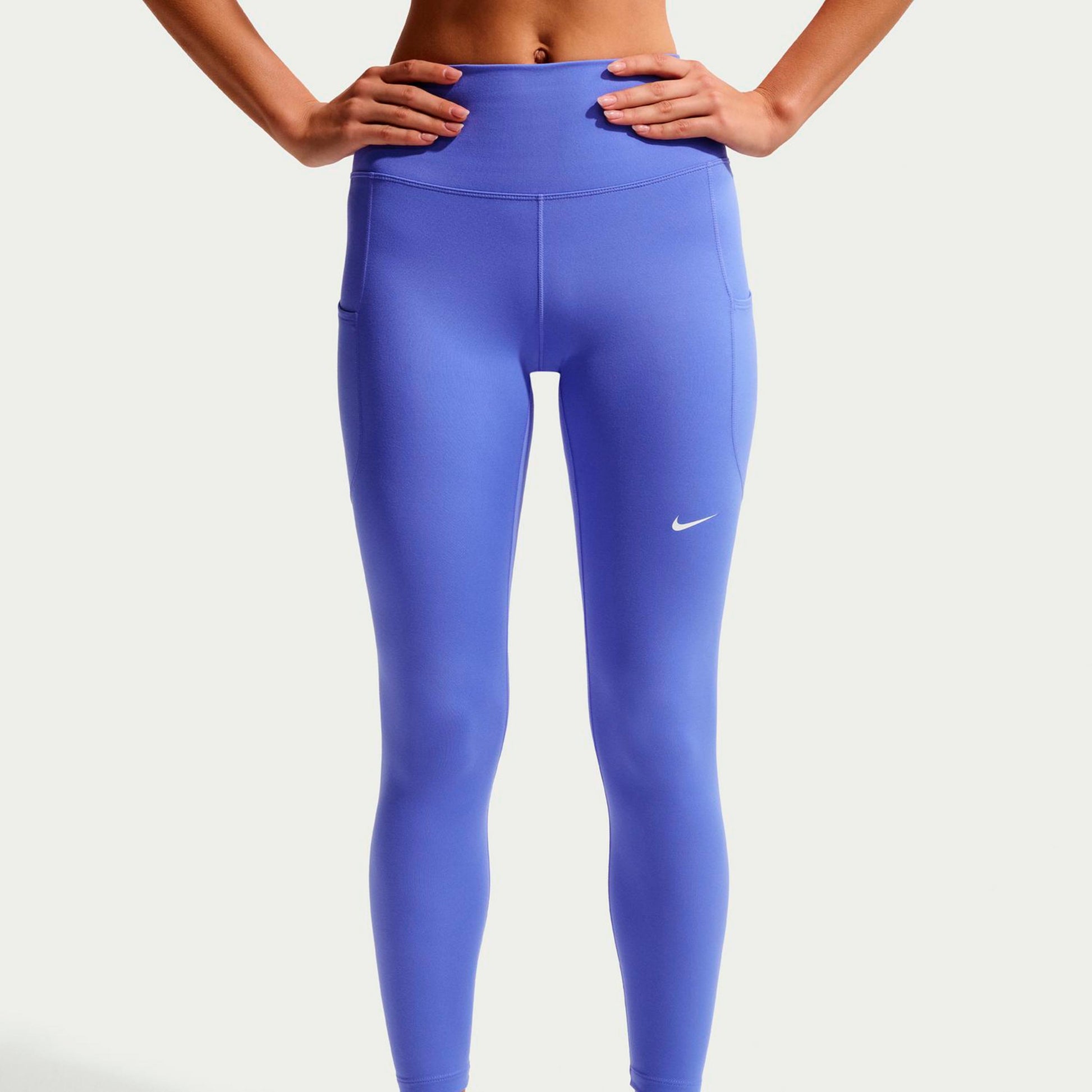 Nike Dri-FIT One High Rise 7/8 Těsné Dámy-modrá