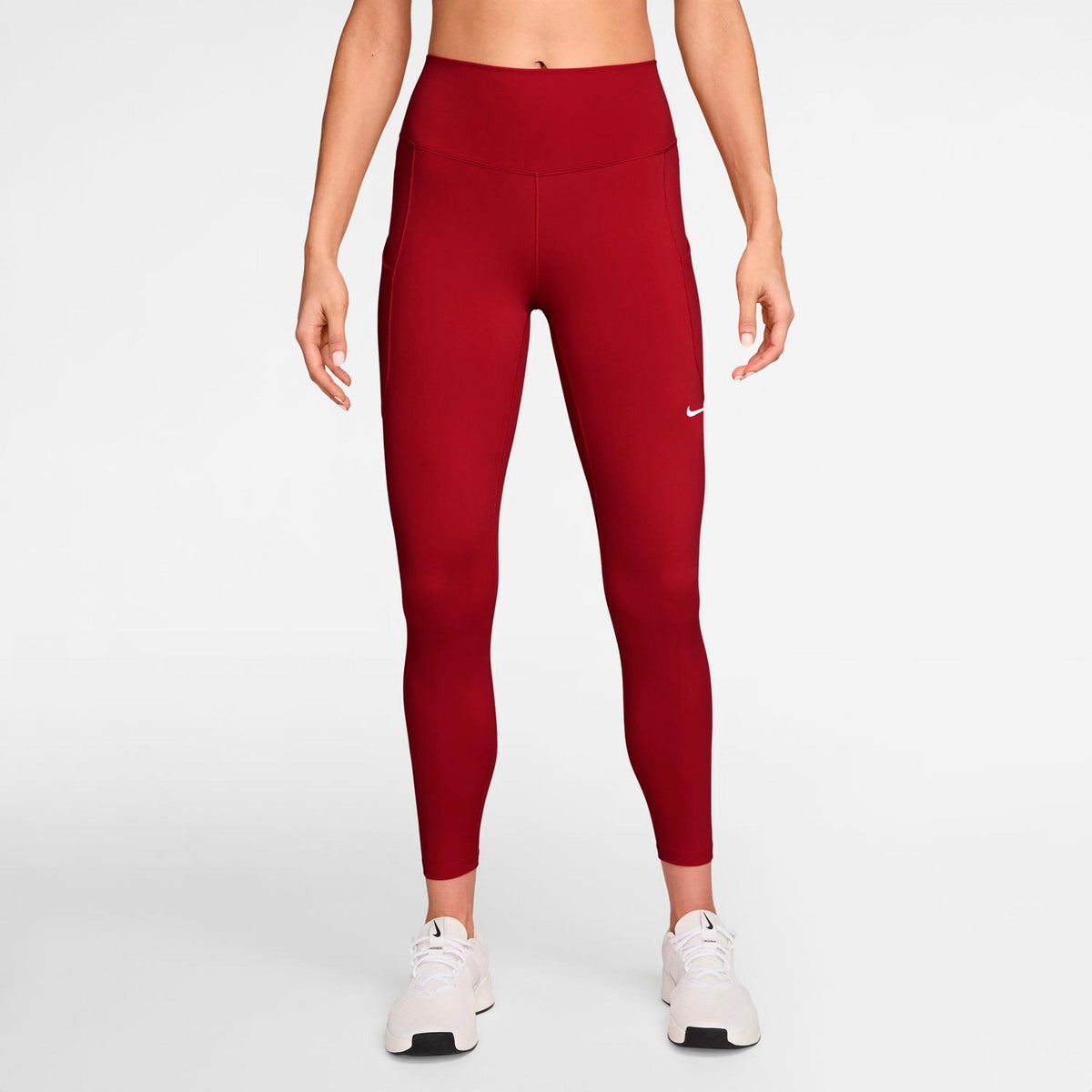 Nike Dri-FIT One High Rise 7/8 Těsné Dámy - červená