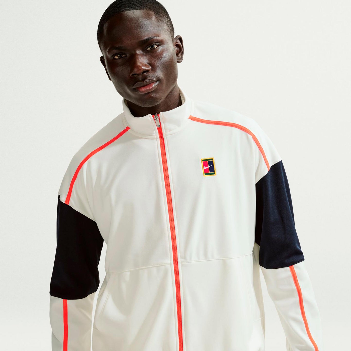 Nike Court Heritage Tréninková bunda Muži-krémová, oranžová