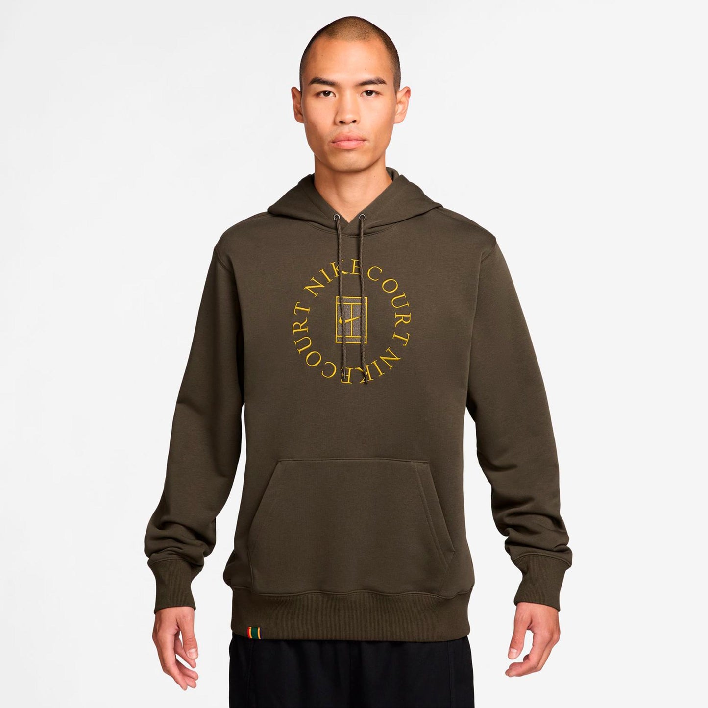 Nike Court Dri-Fit Heritage Hoody Muži-hnědá