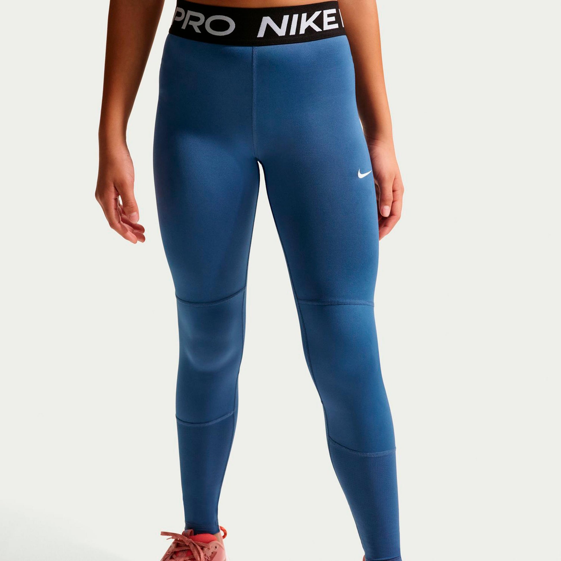 Nike Pro Těsné Dívky-petrolejová