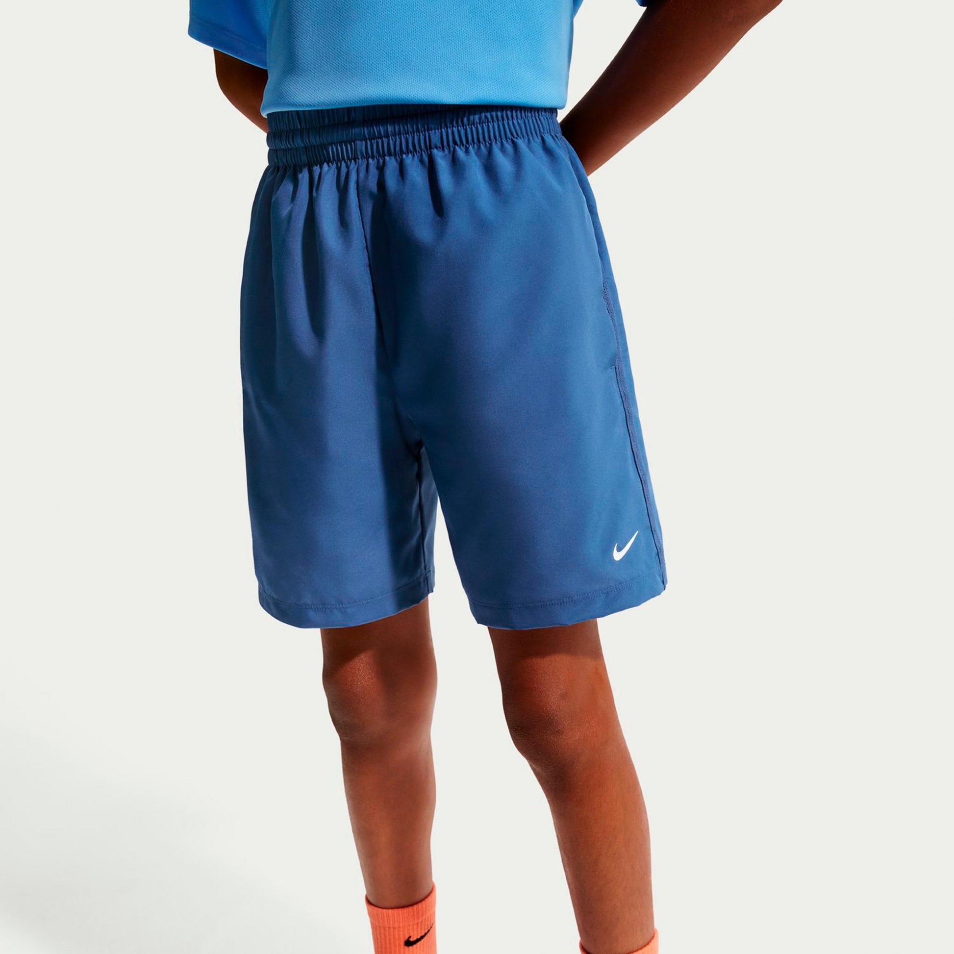 Nike Big Šortky Chlapci-petrolejová, bílá