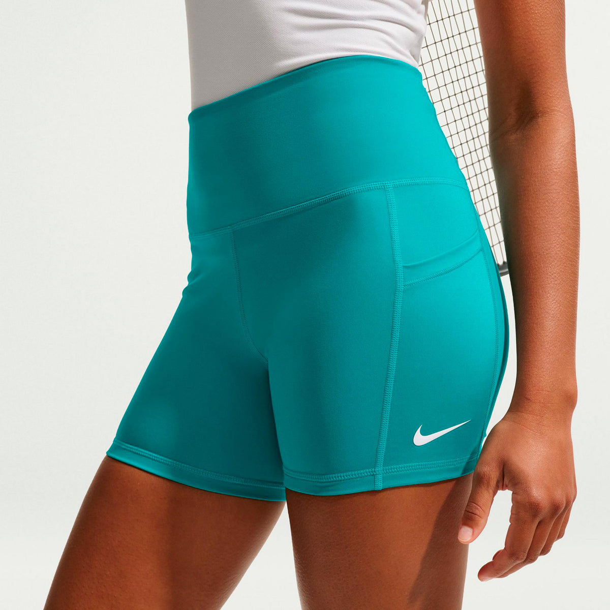 Nike Court Dri-Fit Ball Šortky na míče Dámy - tyrkysová, bílá
