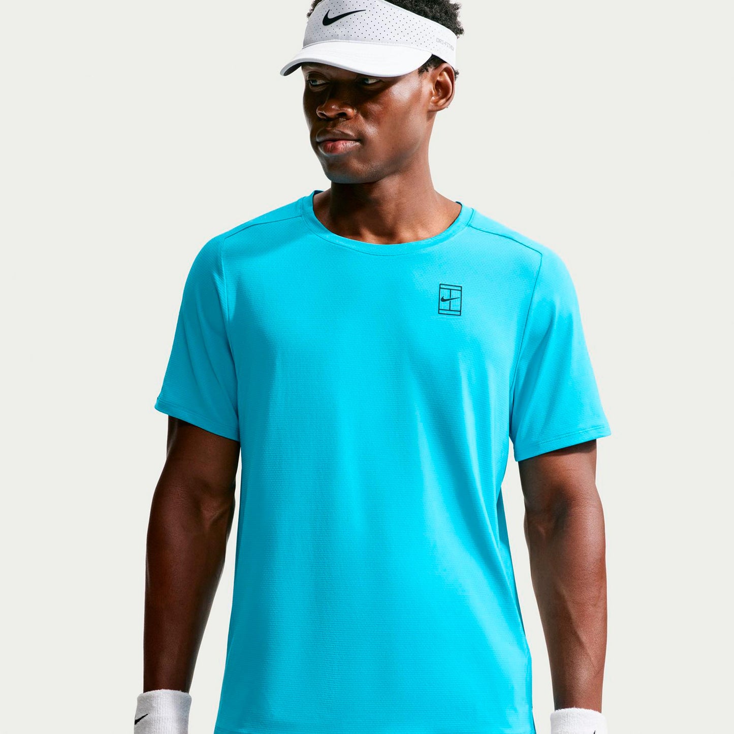Nike Court Dri-FIT Advantage Tričko Muži - tyrkysová
