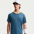 Court Dri-FIT Advantage Tričko Muži - modrošedá, žlutá