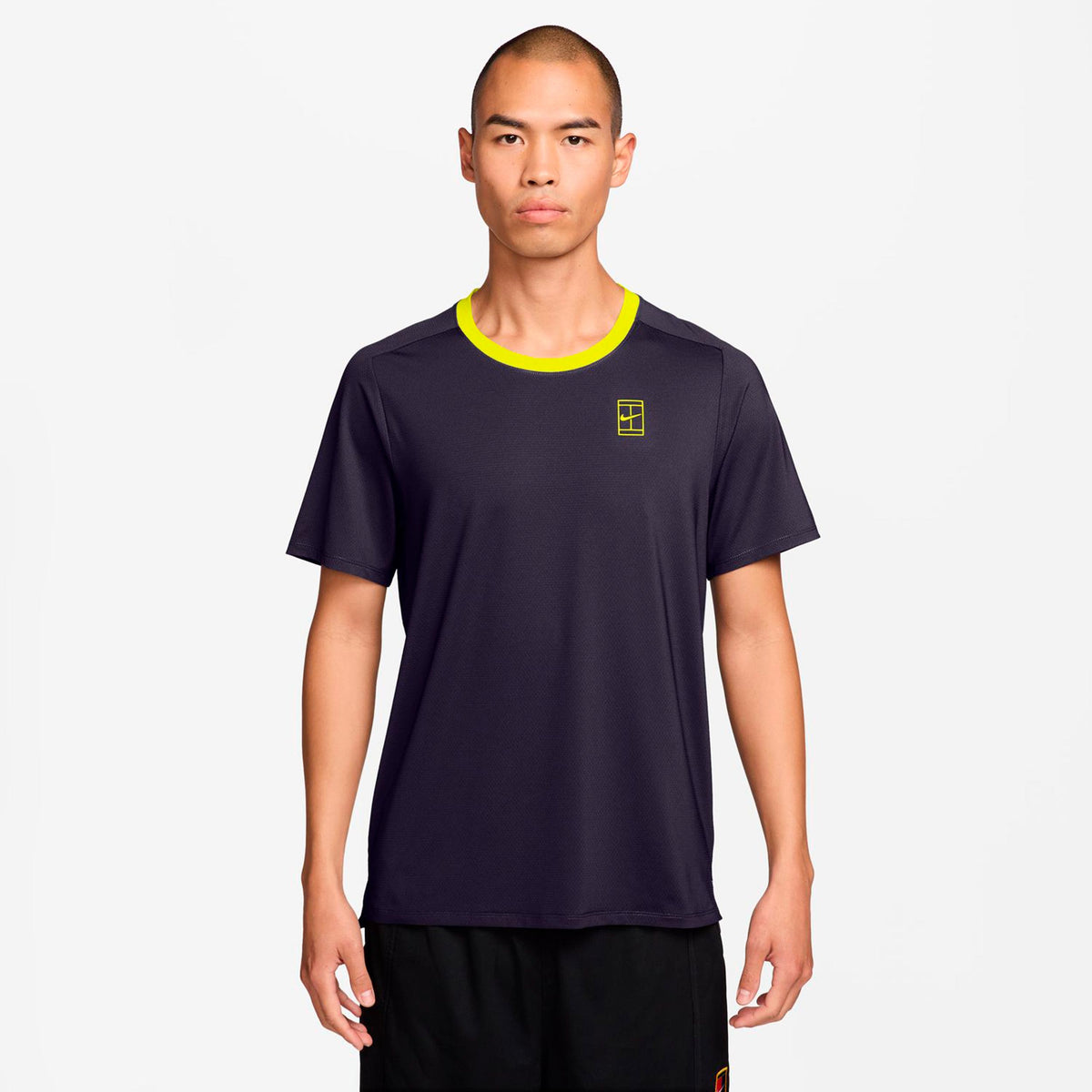 Nike Court Dri-FIT Advantage Tričko Muži - tmavě fialová