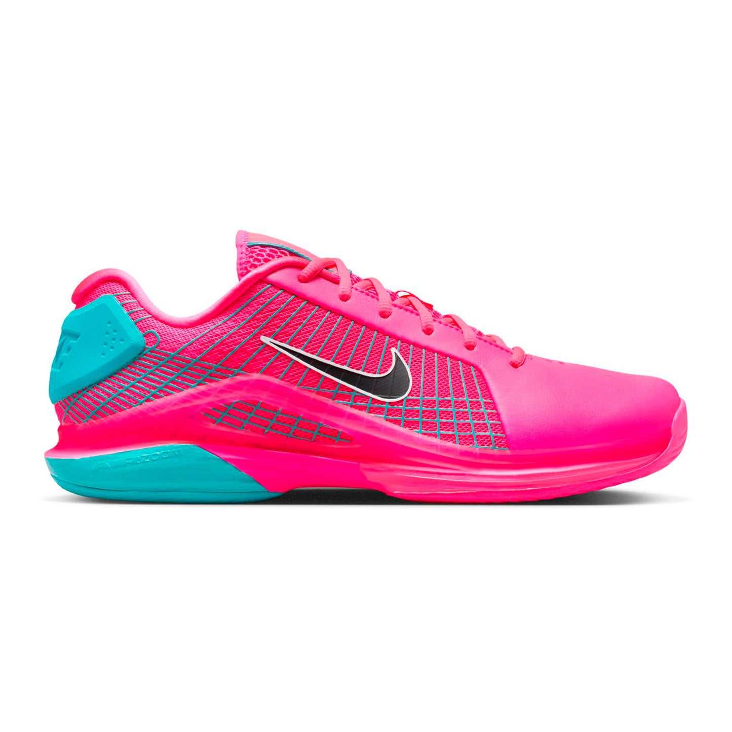 Nike Vapor 12 Hypersmash Obuv na všechny povrchy Muži-neonové růžová, tyrkysová