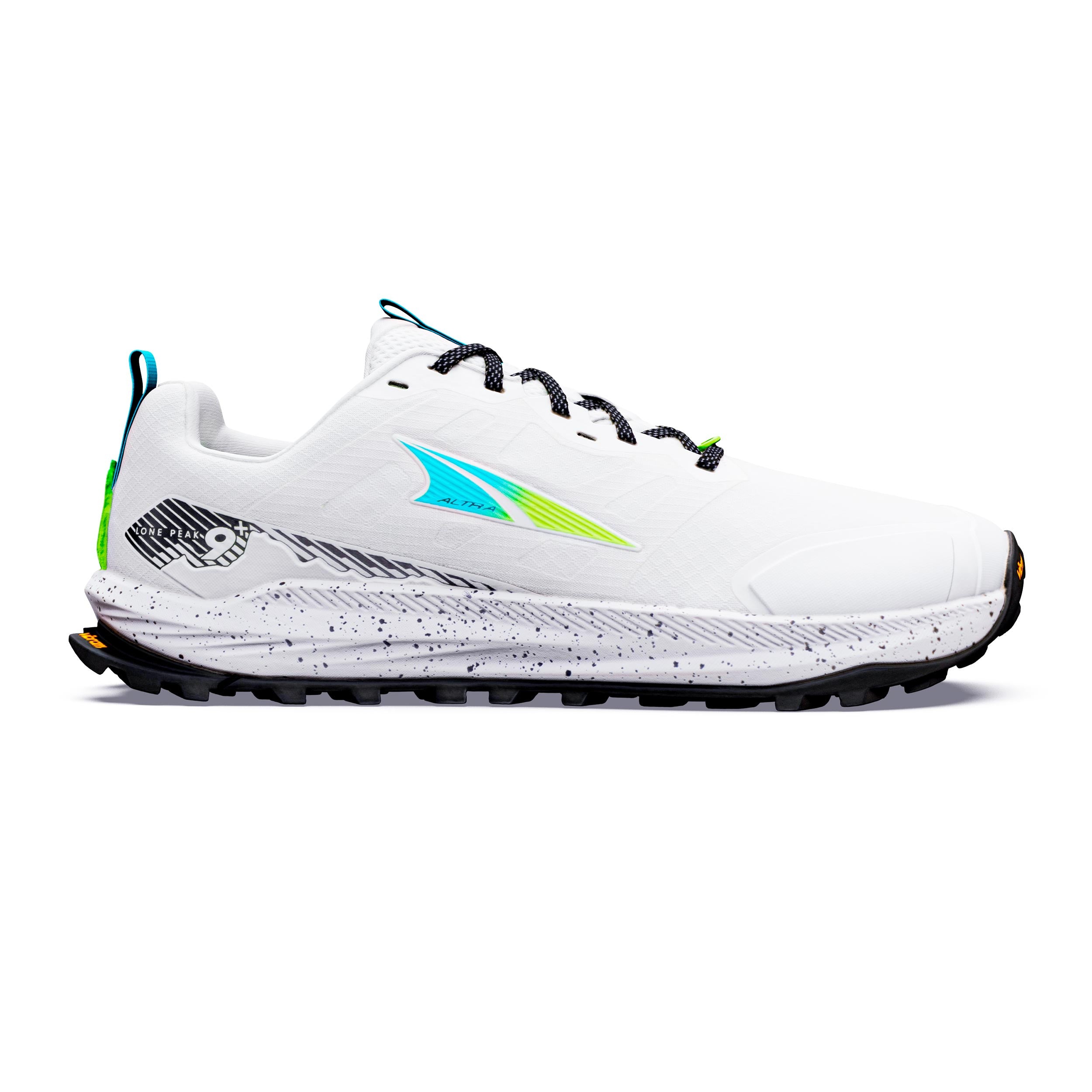 Altra Lone Peak 9+ Obuv pro měkčí povrch,žádný asfalt Muži - bílá, černá
