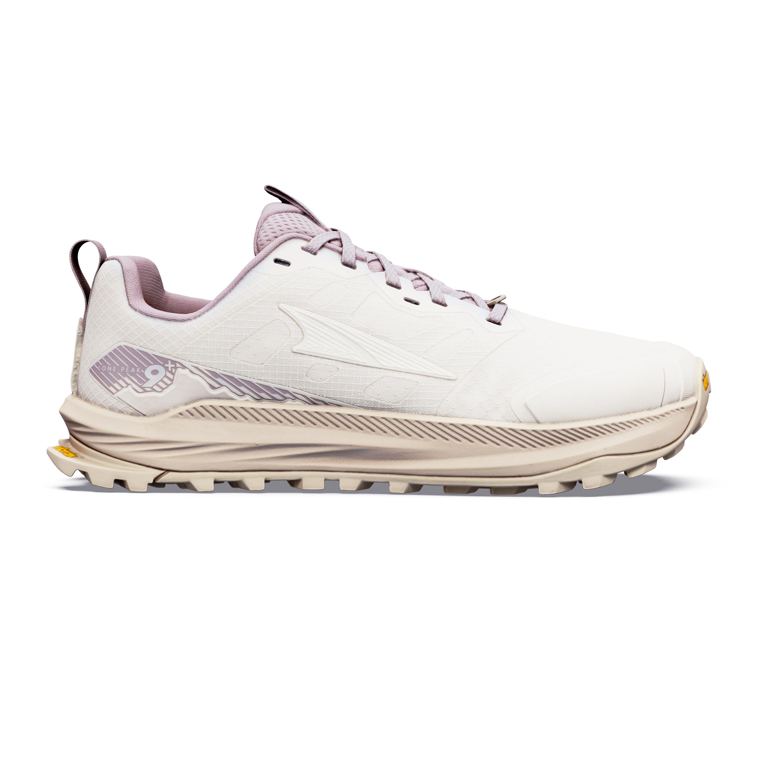 Altra Lone Peak 9+ Obuv pro měkčí povrch,žádný asfalt Dámy - béžová, fialová