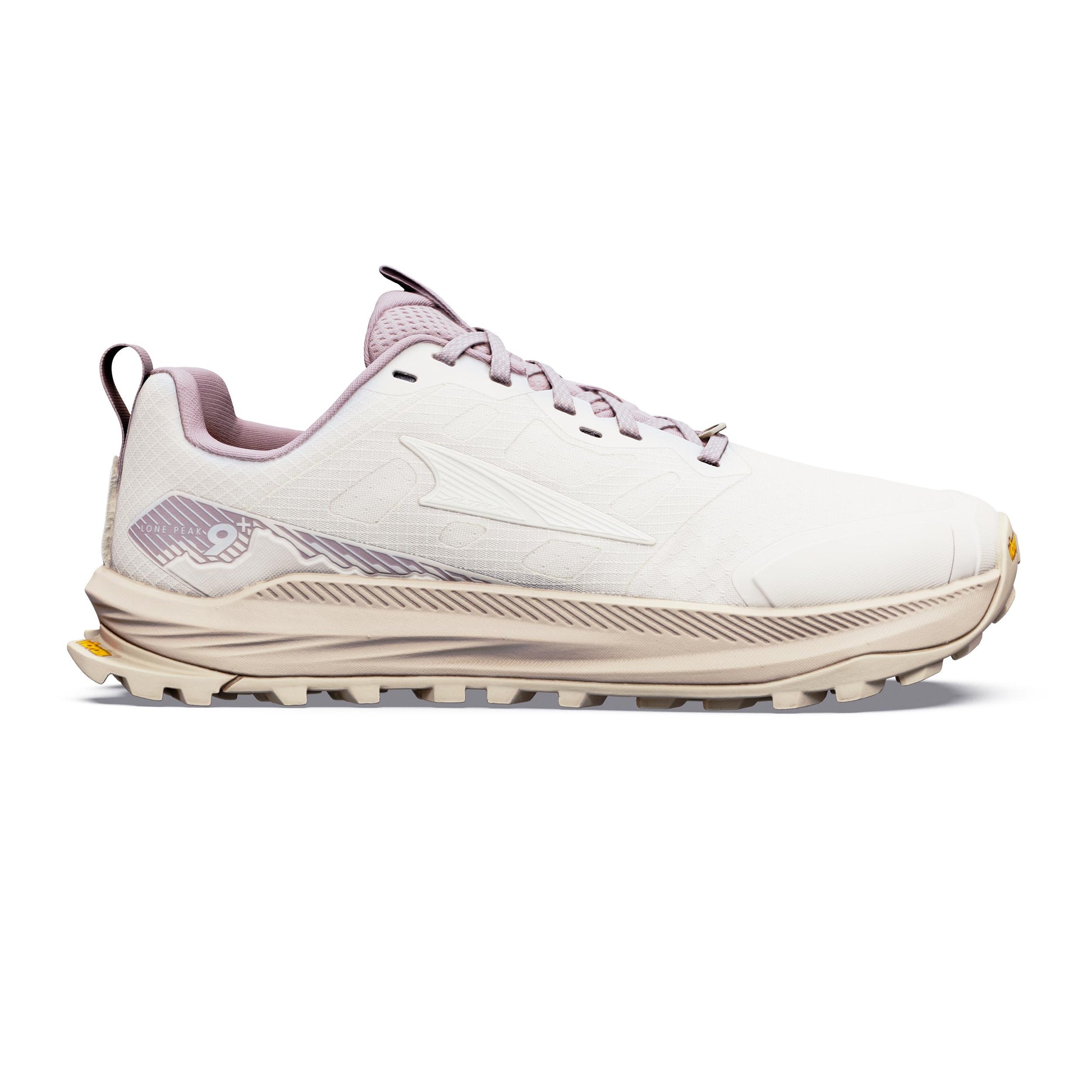 Altra Lone Peak 9+ Obuv pro měkčí povrch,žádný asfalt Dámy - béžová, fialová