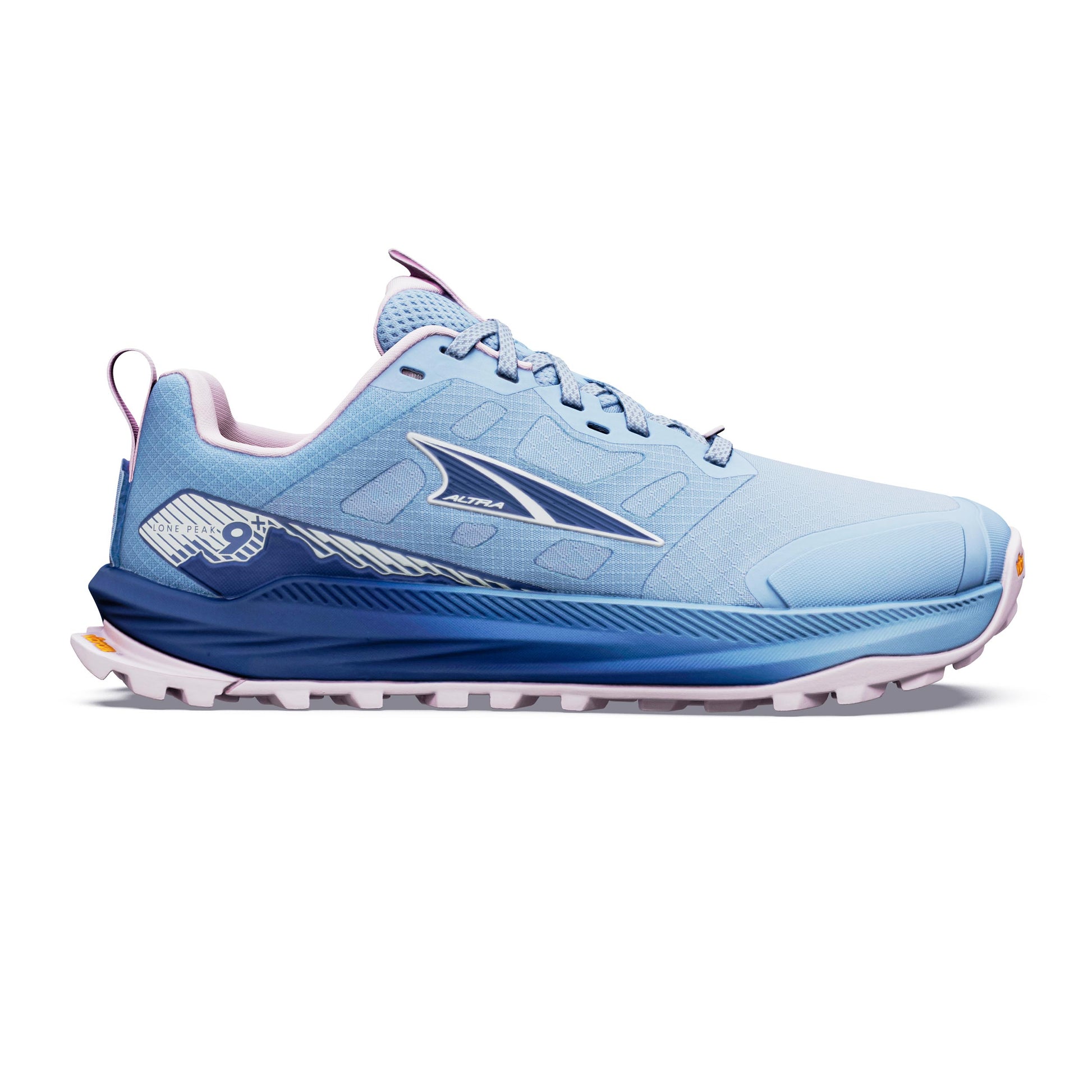 Altra Lone Peak 9+ Obuv pro měkčí povrch,žádný asfalt Dámy - modrošedá, šeříková