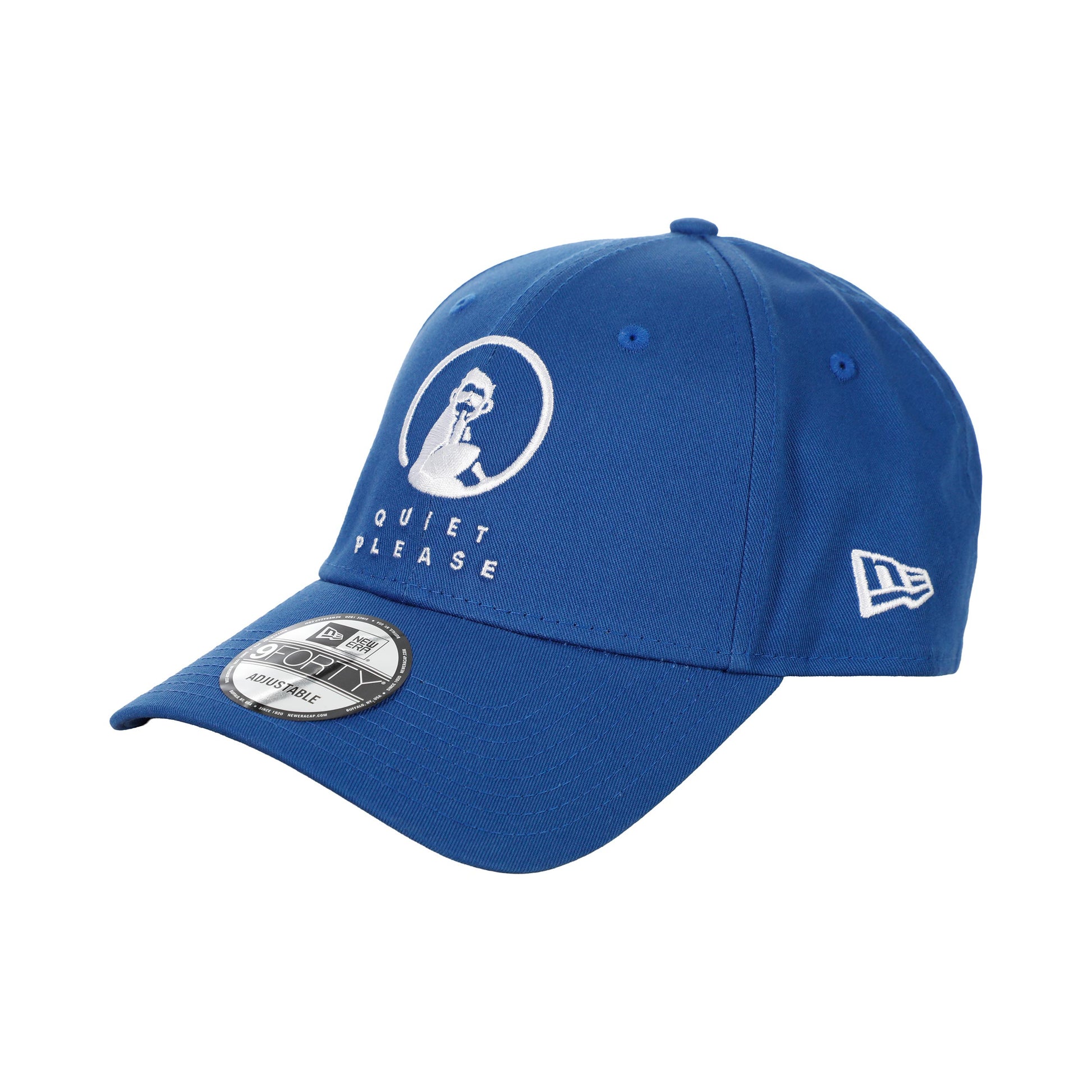 Quiet Please New Era Core 9 Forty Čepice Unisex-modrá, bílá