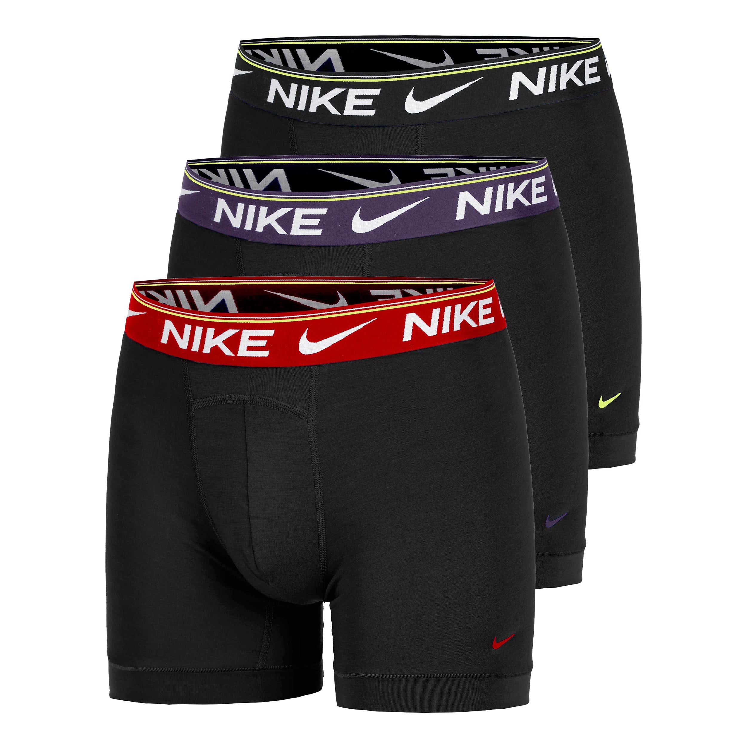 Nike Ultra Comfort Trenýrky - 3ks v baleni Muži-černá, červená
