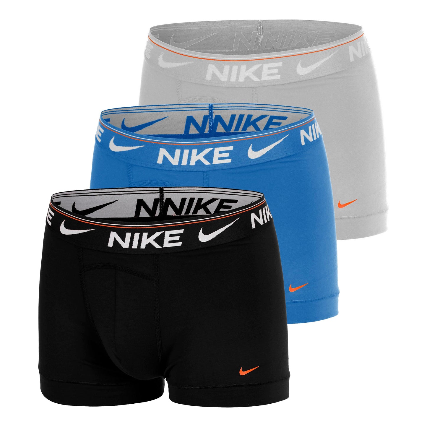 Nike Ultra Comfort Trenýrky - 3ks v baleni Muži-šedá, modrá