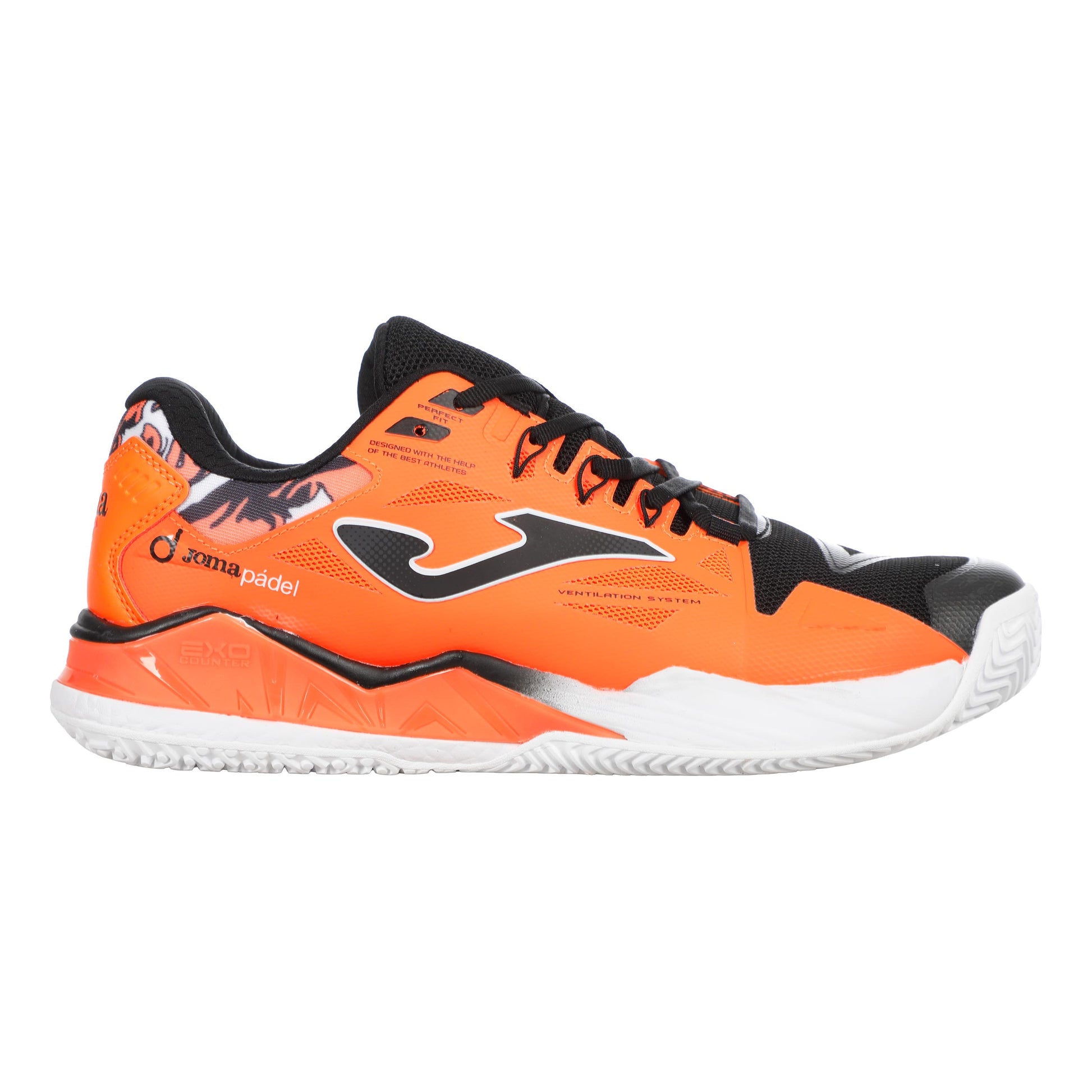 Joma Spin Obuv na padel Muži - oranžová