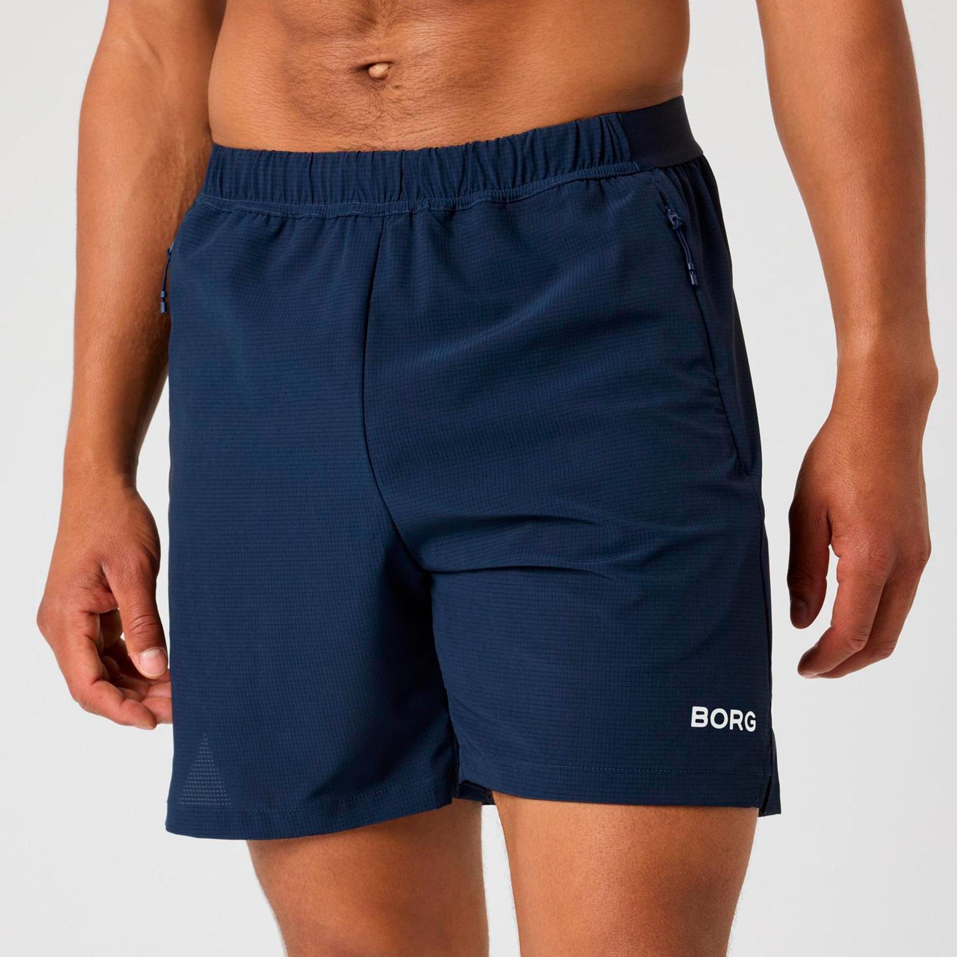 Björn Borg Borg Zip 7 Inch Šortky Muži - noční modrá