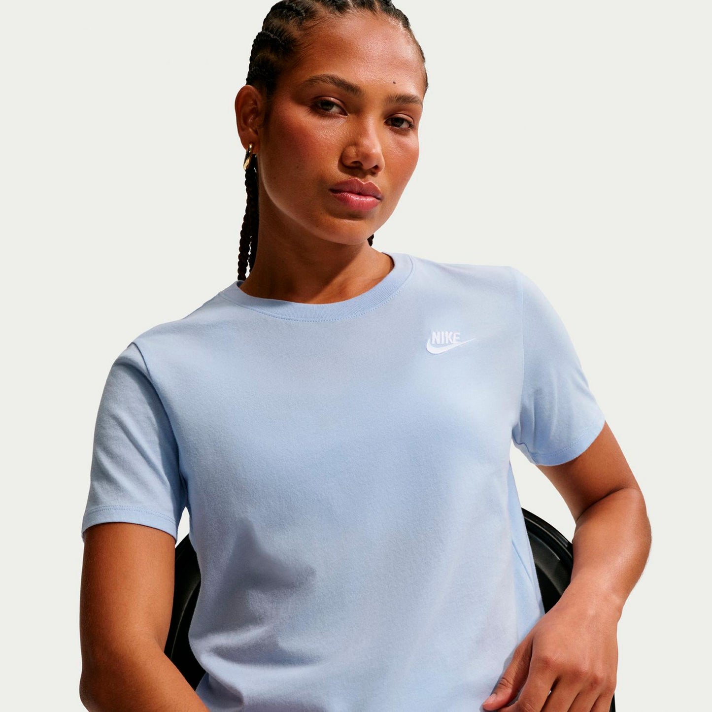 Nike New Sportswear Club Tričko Dámy - modrošedá