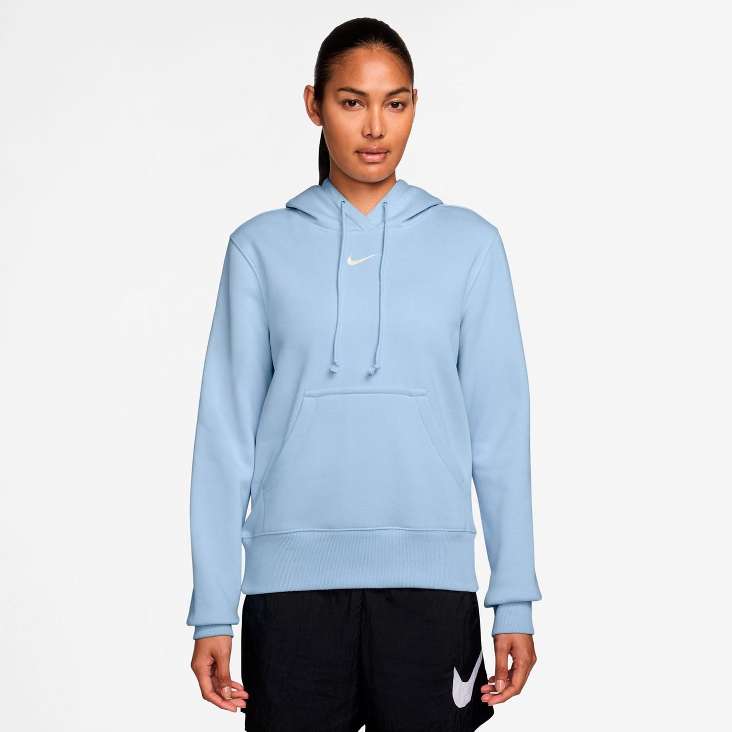 Nike Phoenix Fleece Hoody Dámy - světle modrá