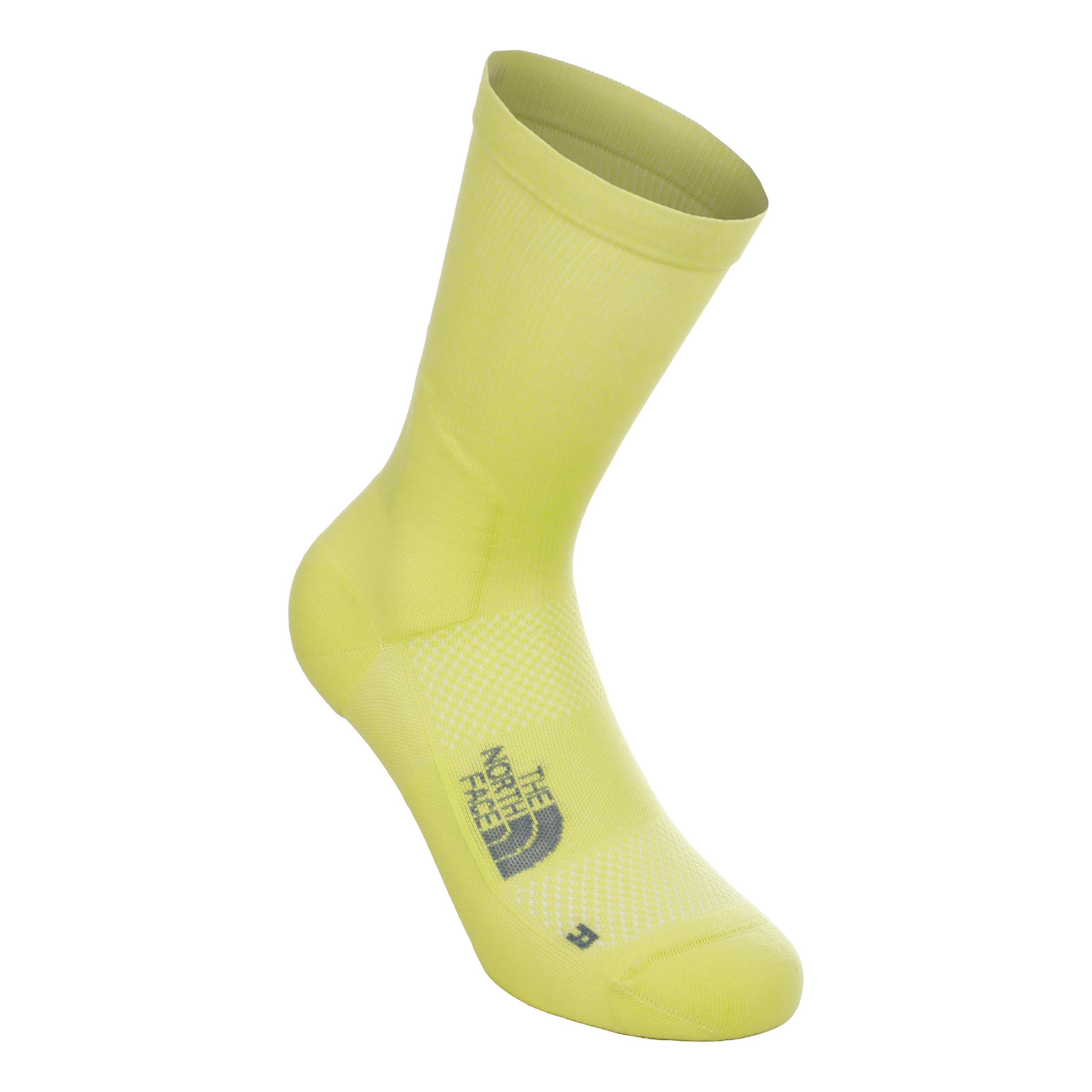 The North Face Never Stop Crew  Running ponožky Unisex - limetková, šedá