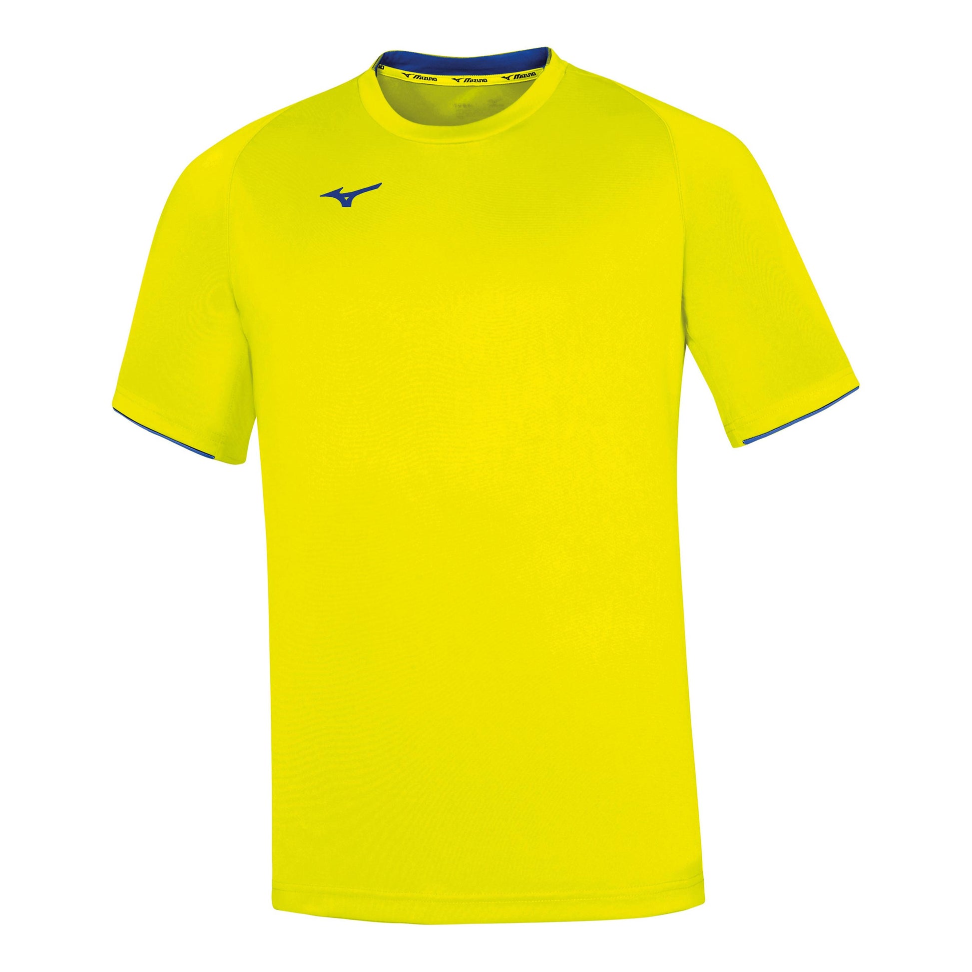 Mizuno Core Tričko Muži - neonově žlutá, modrá