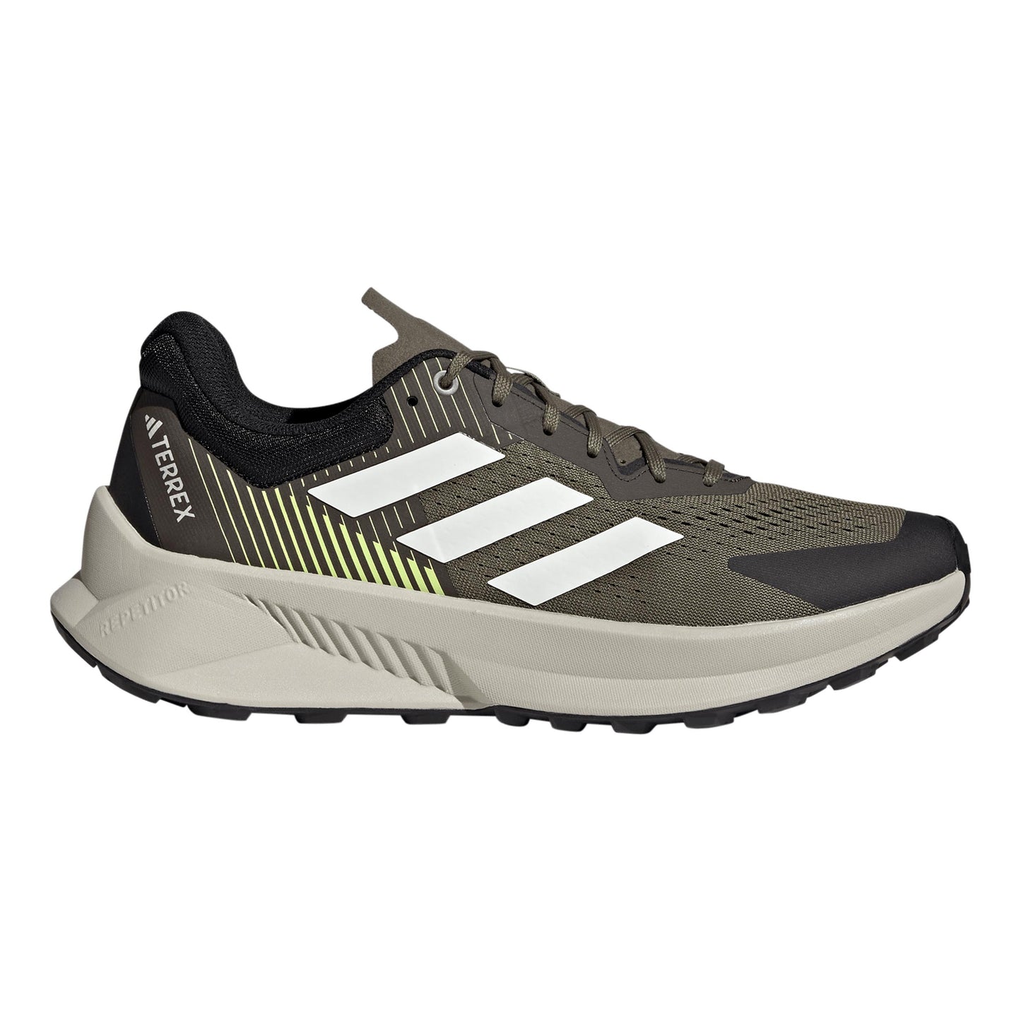 adidas Terrex Soulstride Flow Obuv pro měkčí povrch,žádný asfalt Muži - olivová, bílá