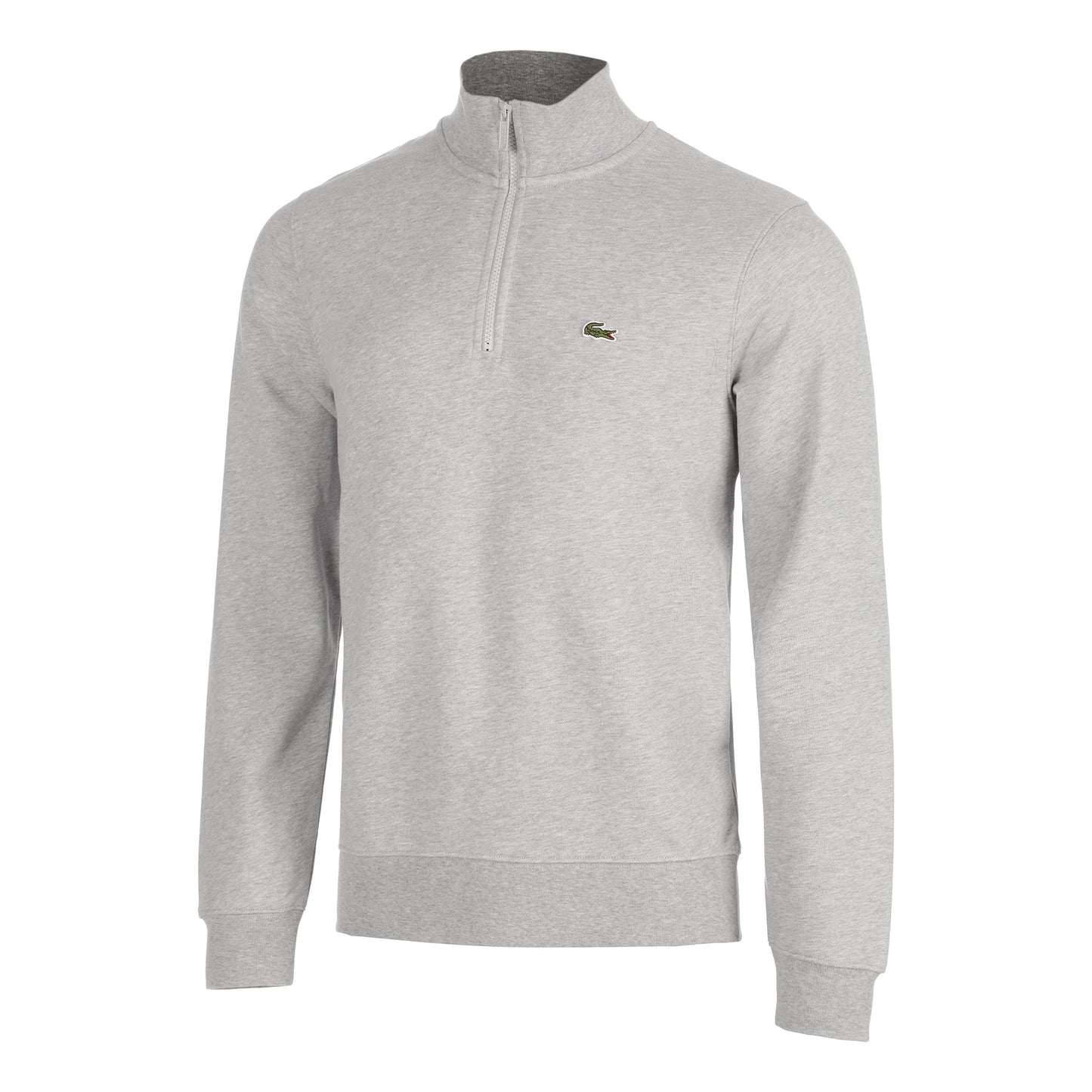 Lacoste High Neck Mikina Muži - světle šedá