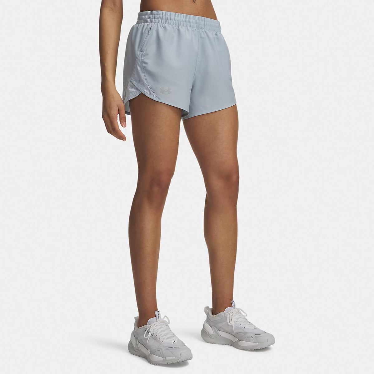 Under Armour Fly By 3in  Běžecké šortky Dámy - modrošedá
