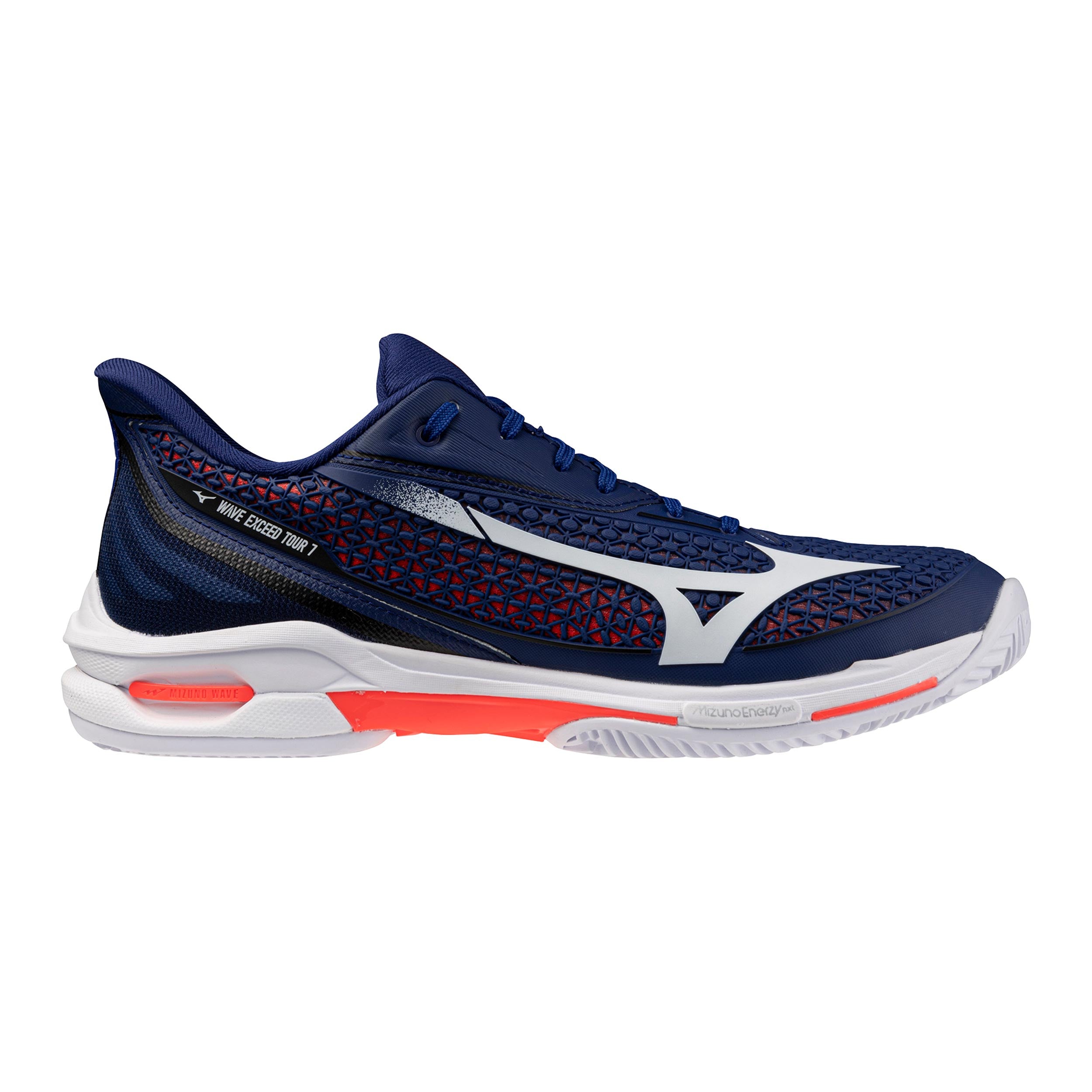 Mizuno Wave Exceed Tour 7 Obuv na antuku Muži - tmavě modrá, oranžová