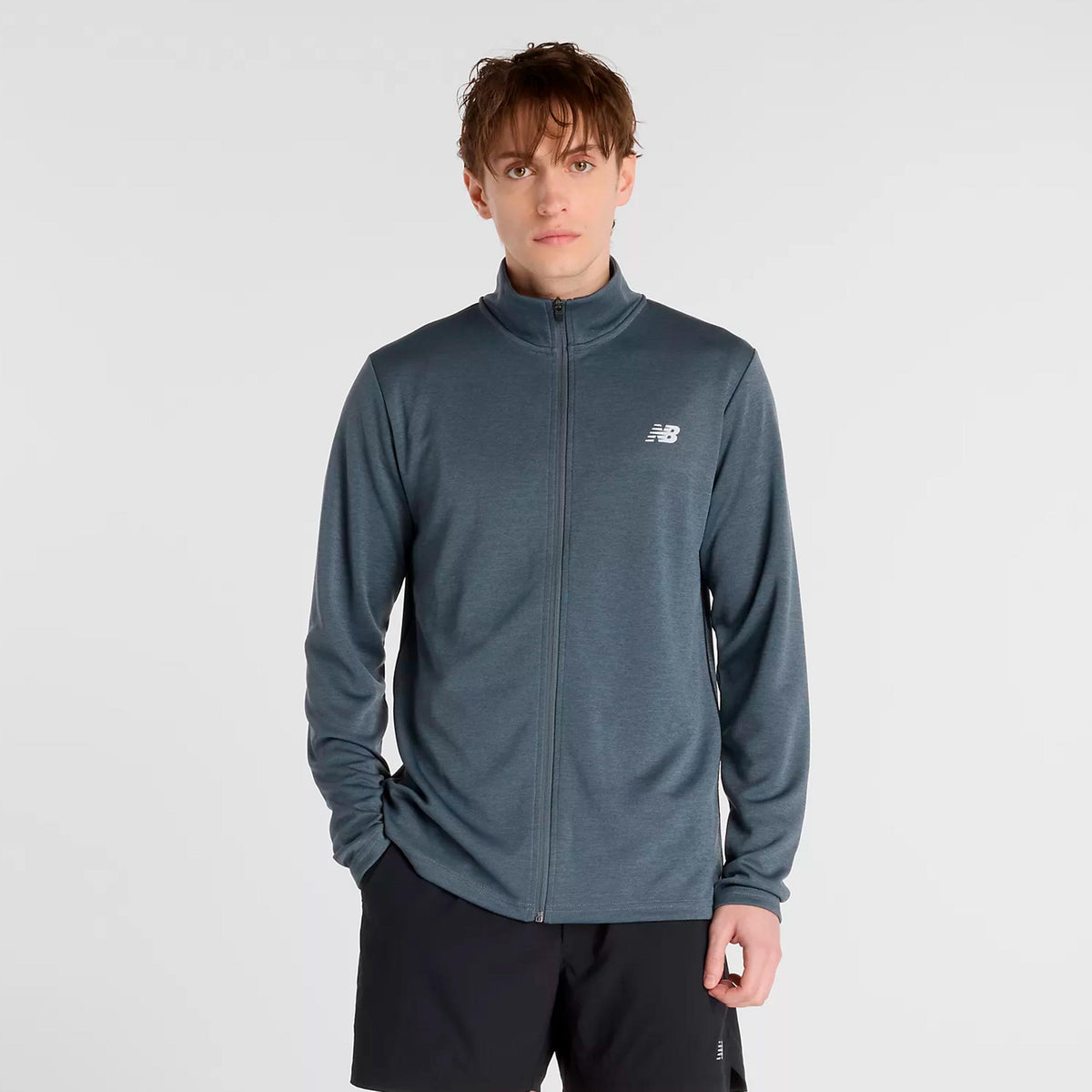 New Balance Sport Knit Tréninková bunda Muži - tmavě šedá