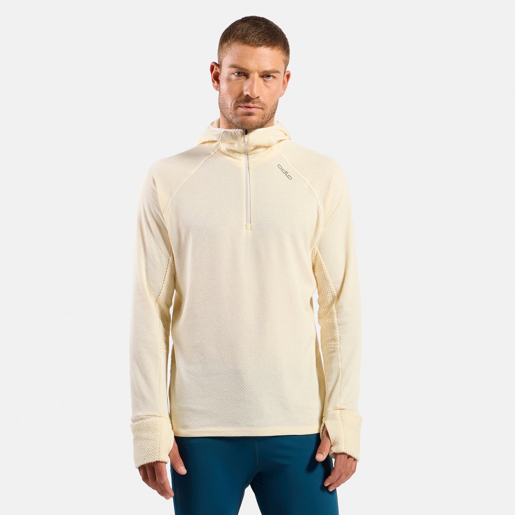 Odlo X-Alp Midlayer  Běžecké tričko Muži - krémová