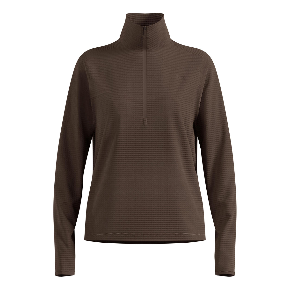 Odlo Essential Thermal Midlayer 1/2 Zip Běžecké tričko Dámy - hnědá
