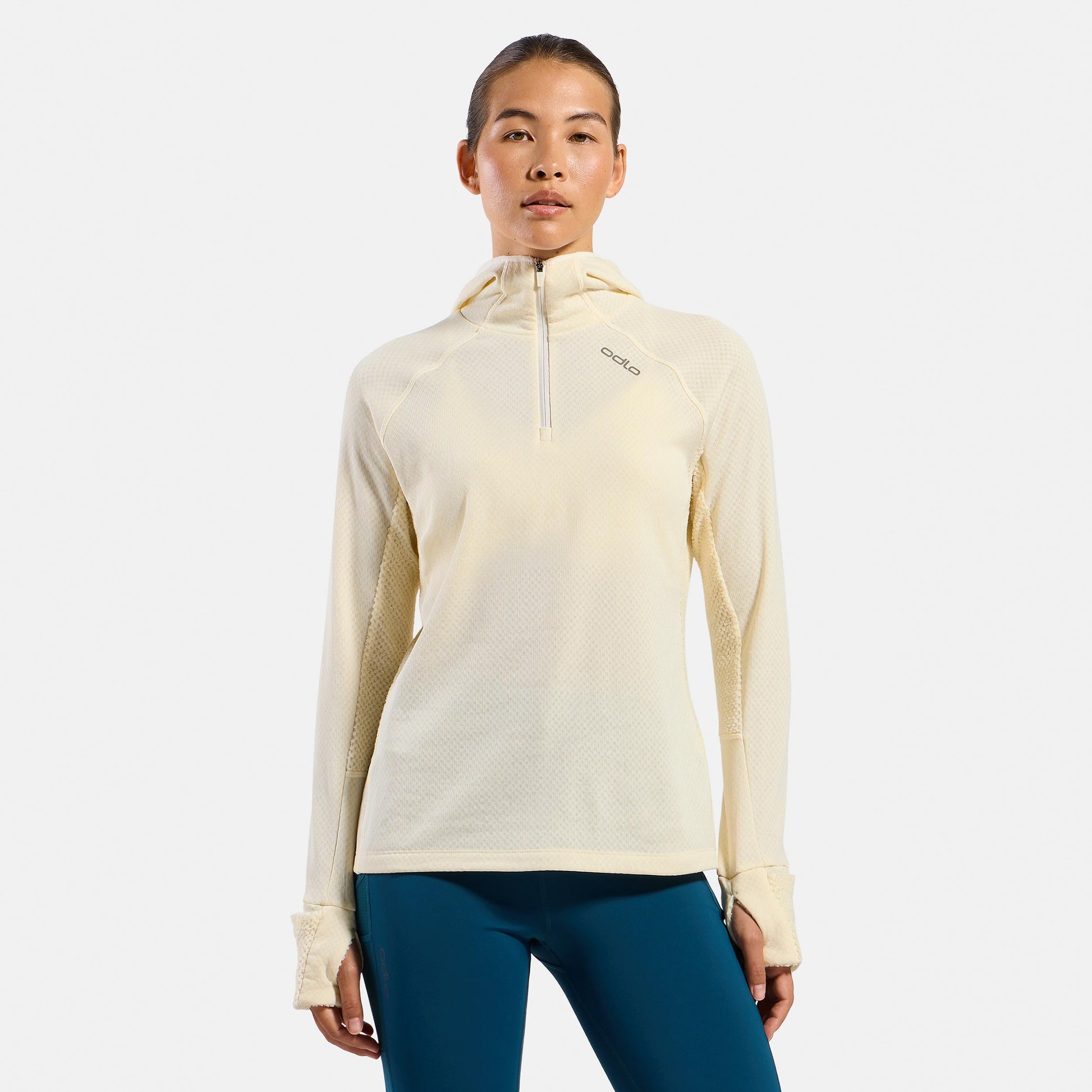 Odlo X-Alp Midlayer  Běžecké tričko Dámy - krémová