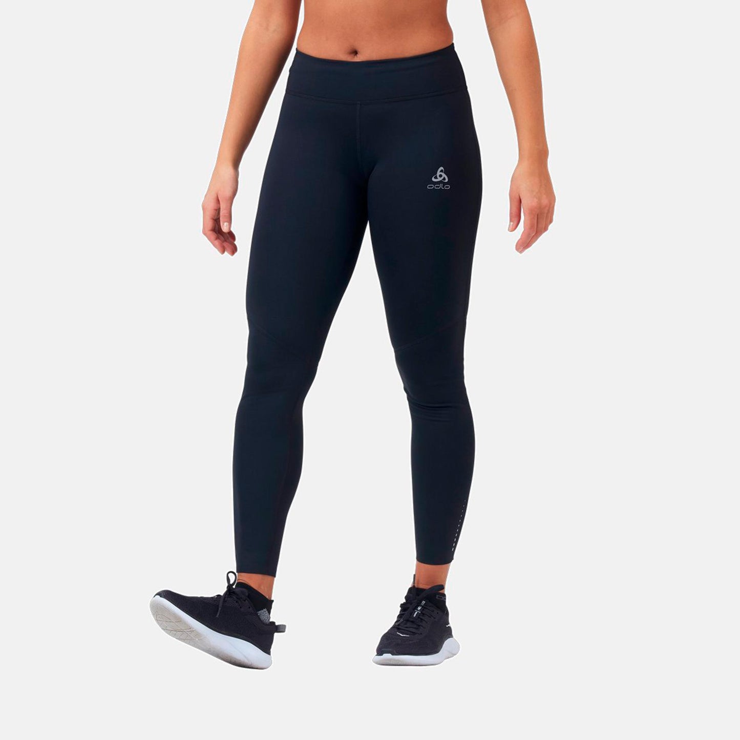 Odlo Zeroweight  Běžecké punčocháče Dámy - černá, černá