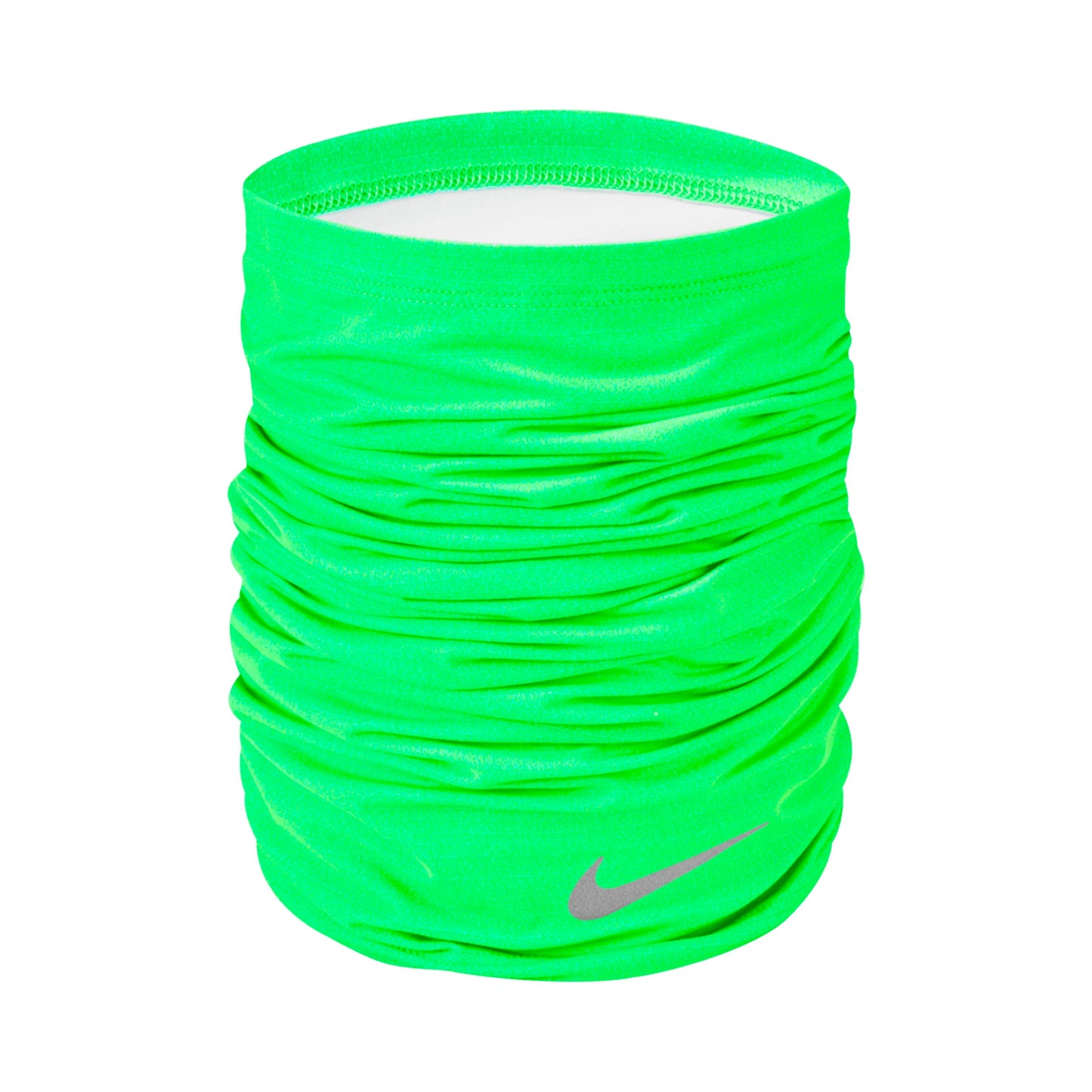 Nike Dri-Fit Wrap 2.0 Šátek na krk Unisex - neonově zelená, stříbrná