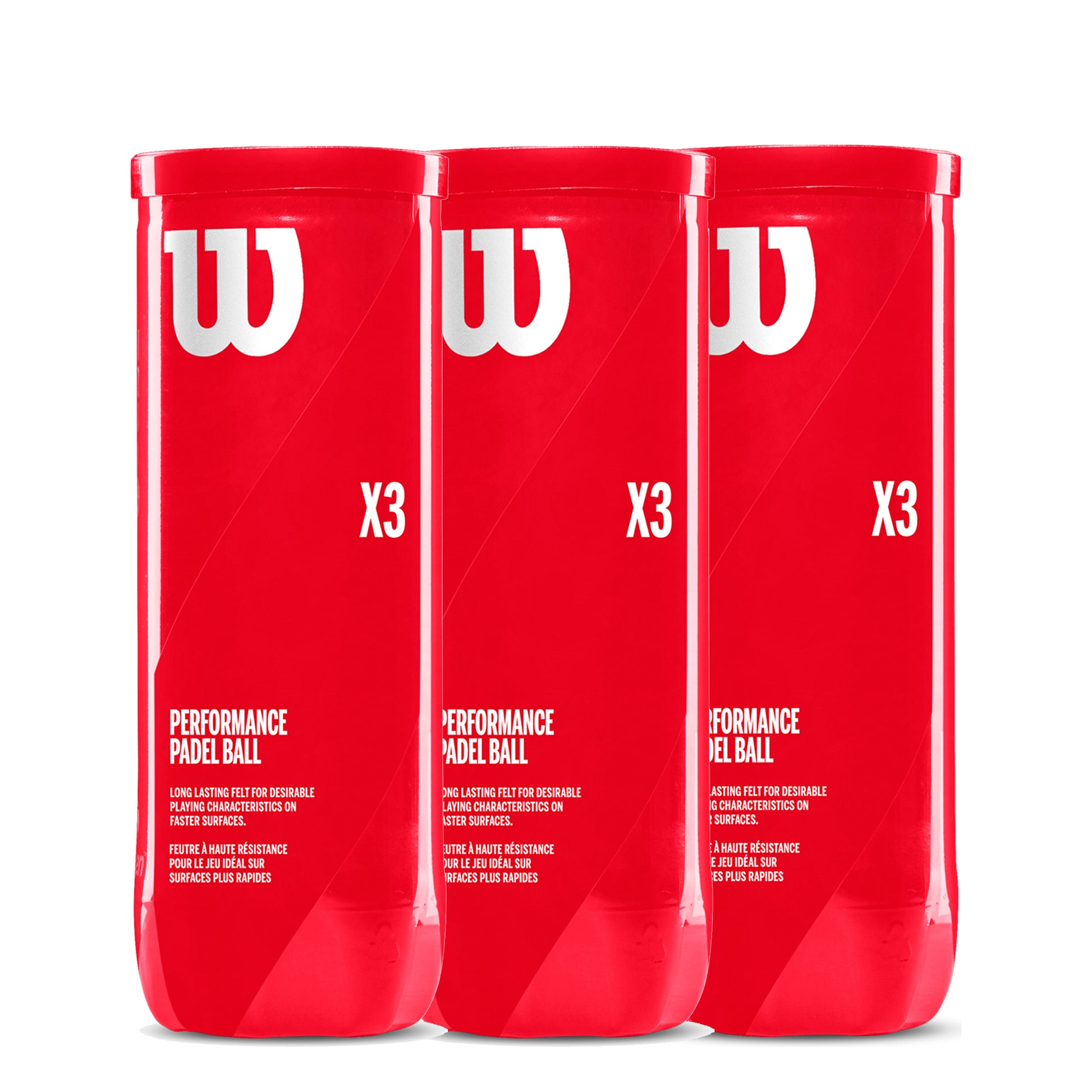 Wilson 3 x 3ks dóze Padel X3 Ball