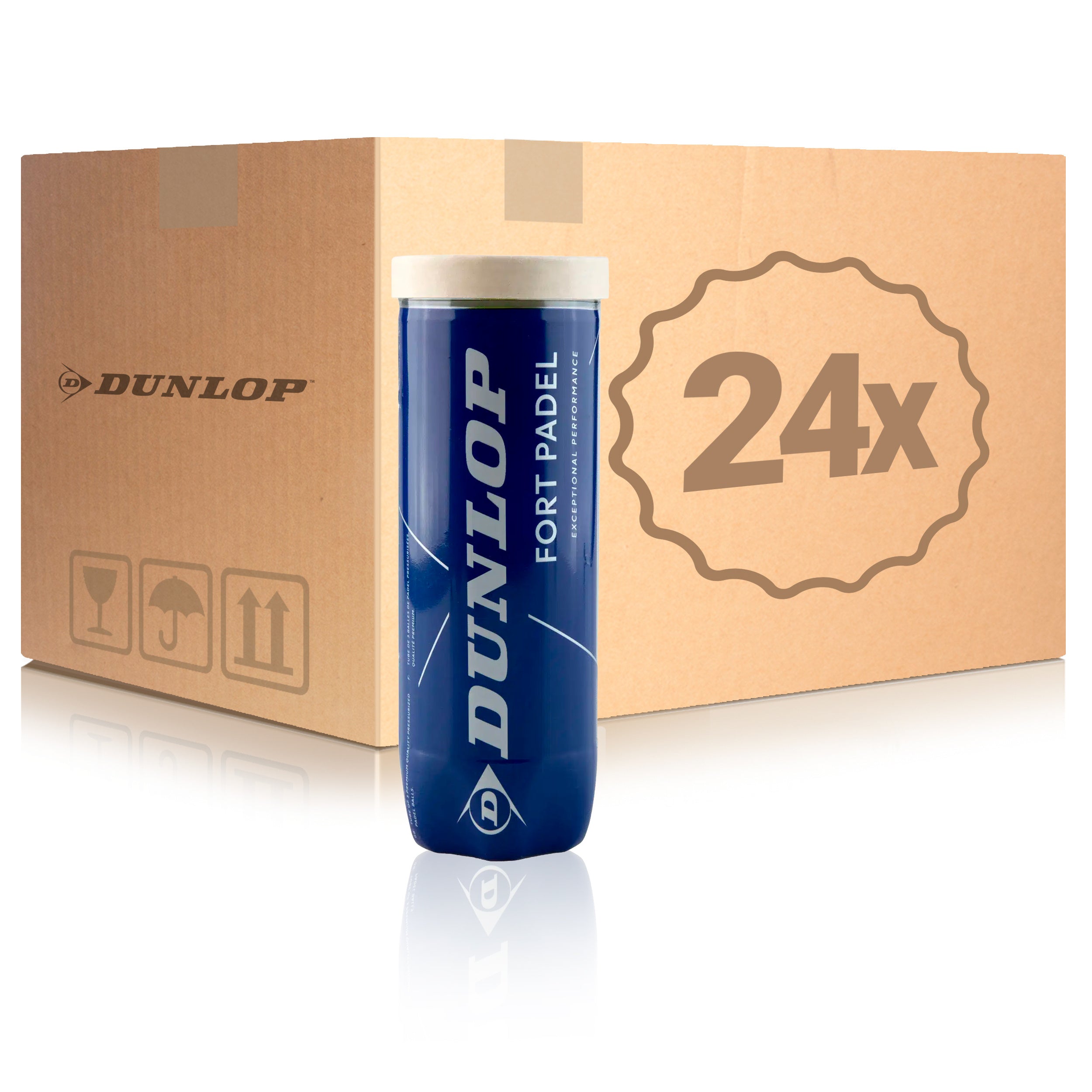 Dunlop 24 x 3ks v balení Fort Padel