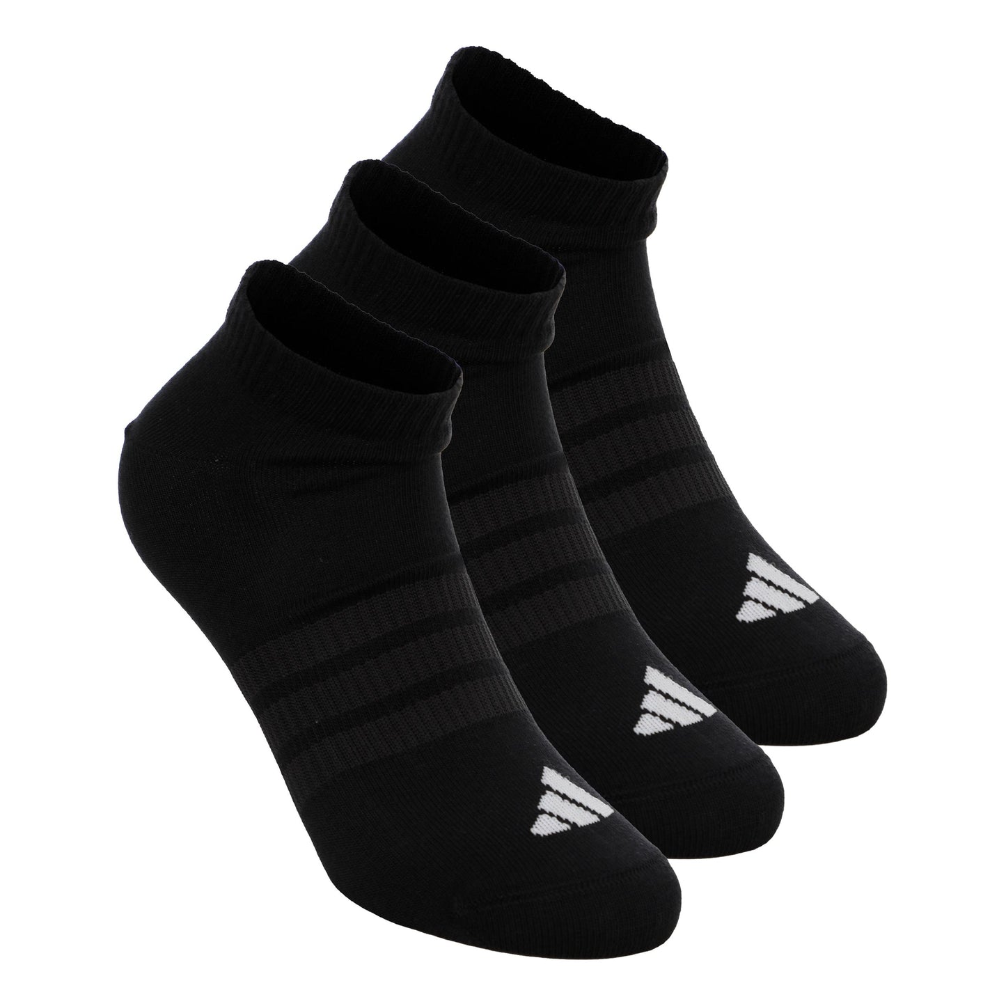adidas Essentials Low 3P Tenisové ponožky - 3ks v baleni Unisex-černá