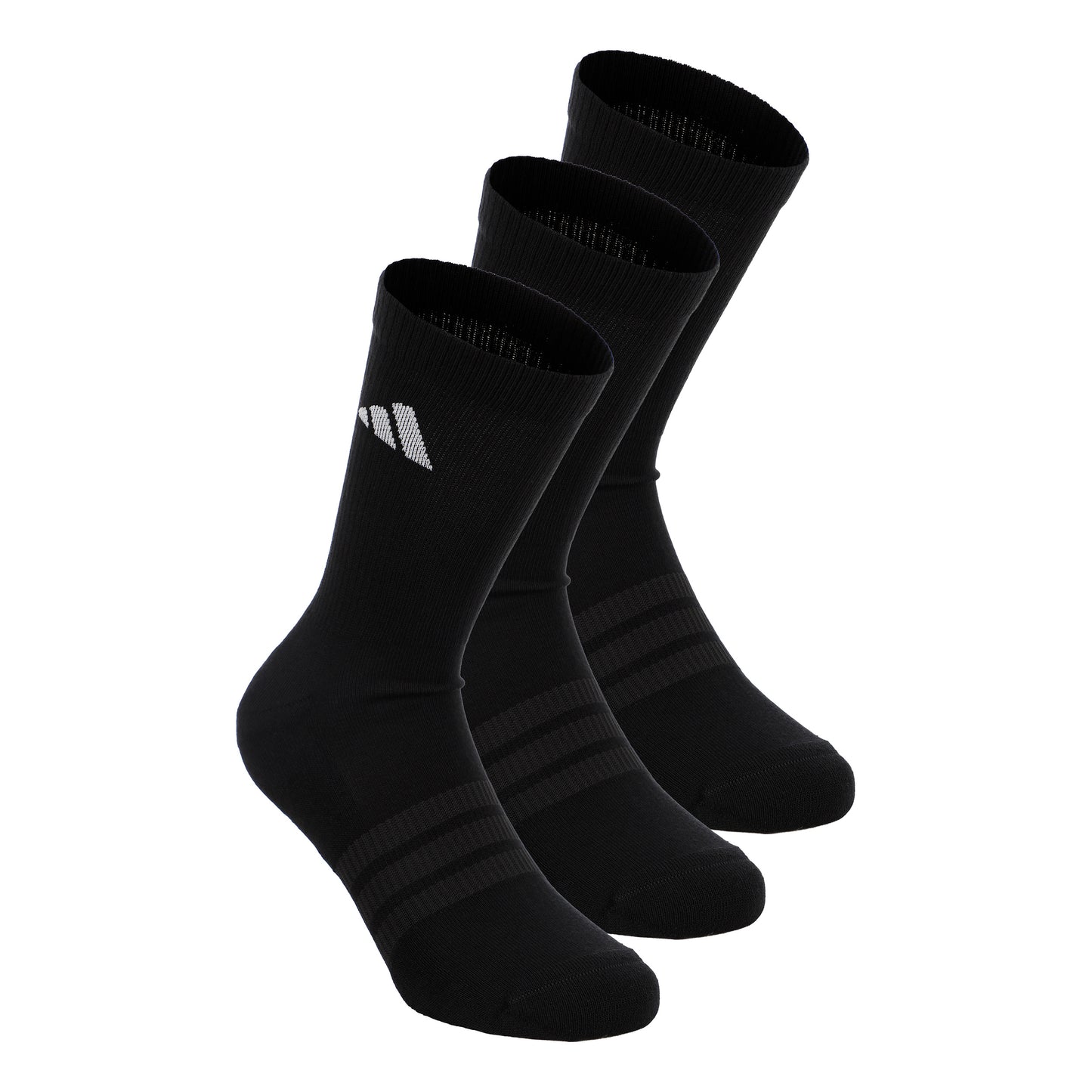 adidas Essentials Crew 3P Tenisové ponožky Unisex-černá